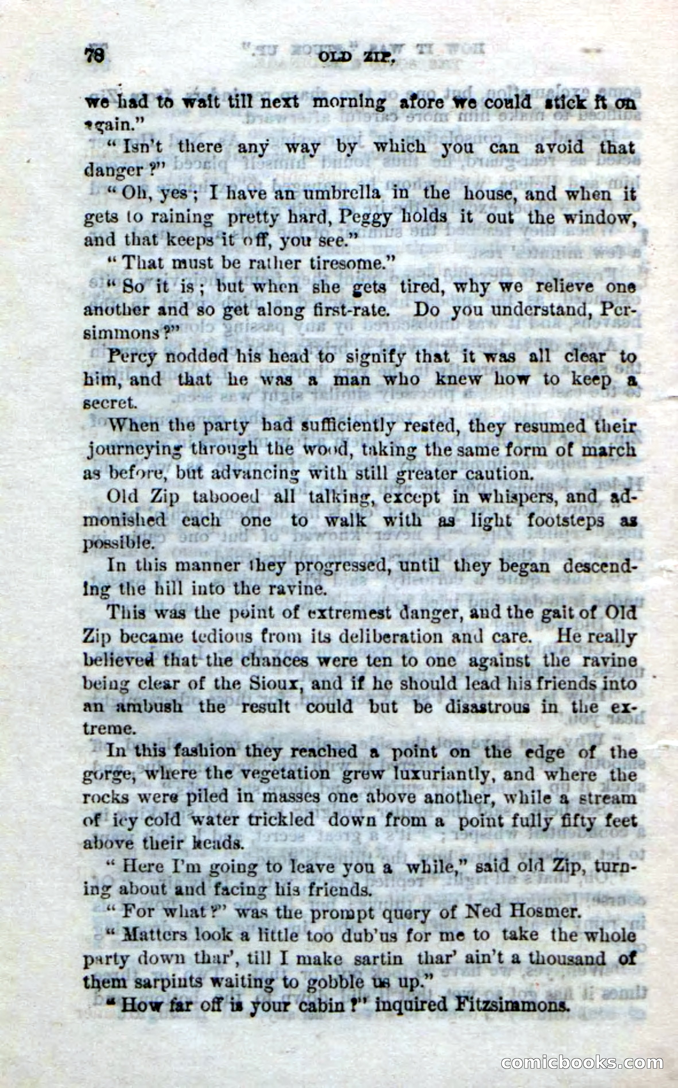 Beadle's Dime Novels No. 239: Old Zip — page 74 of 100