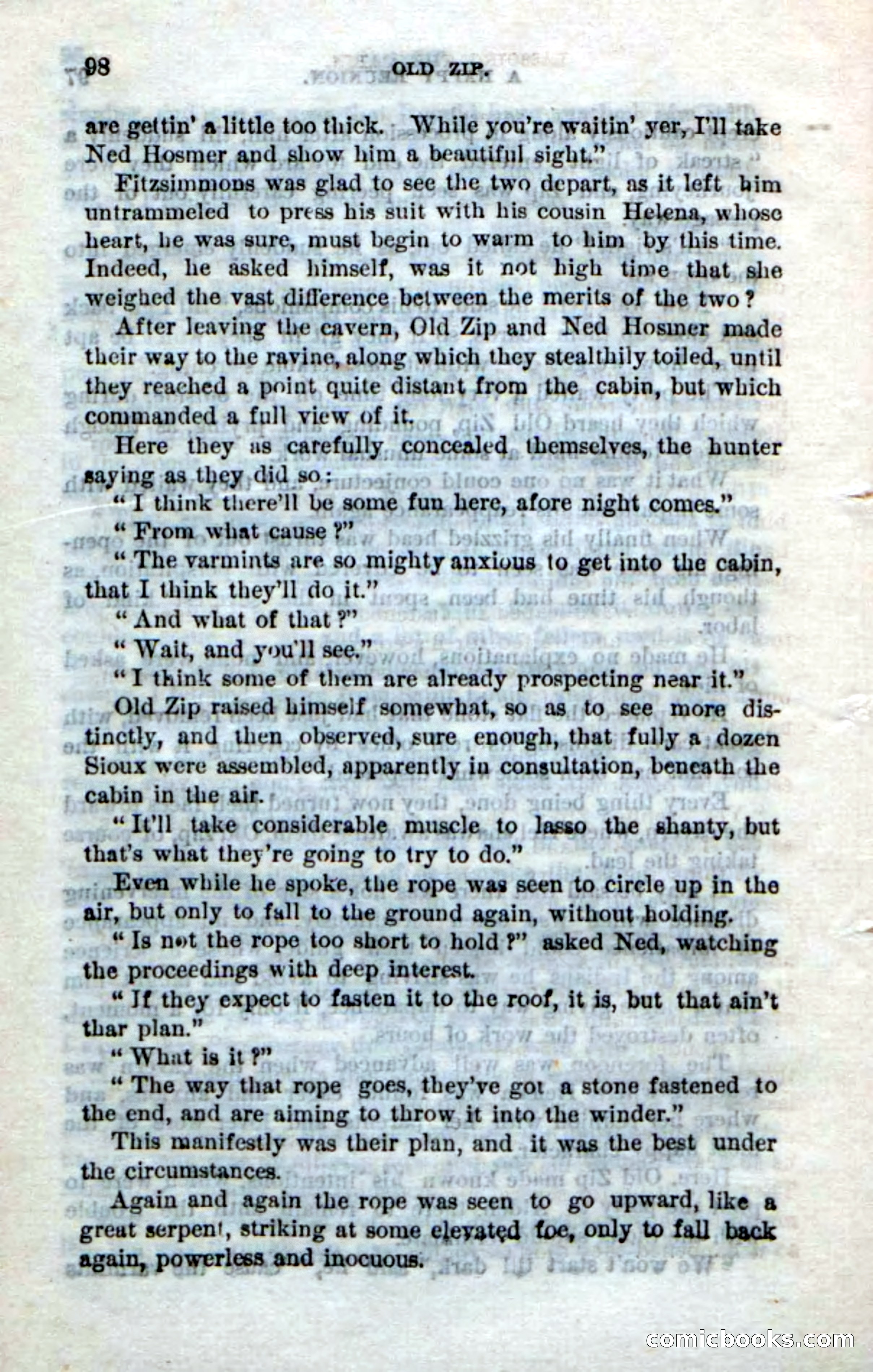 Beadle's Dime Novels No. 239: Old Zip — page 94 of 100