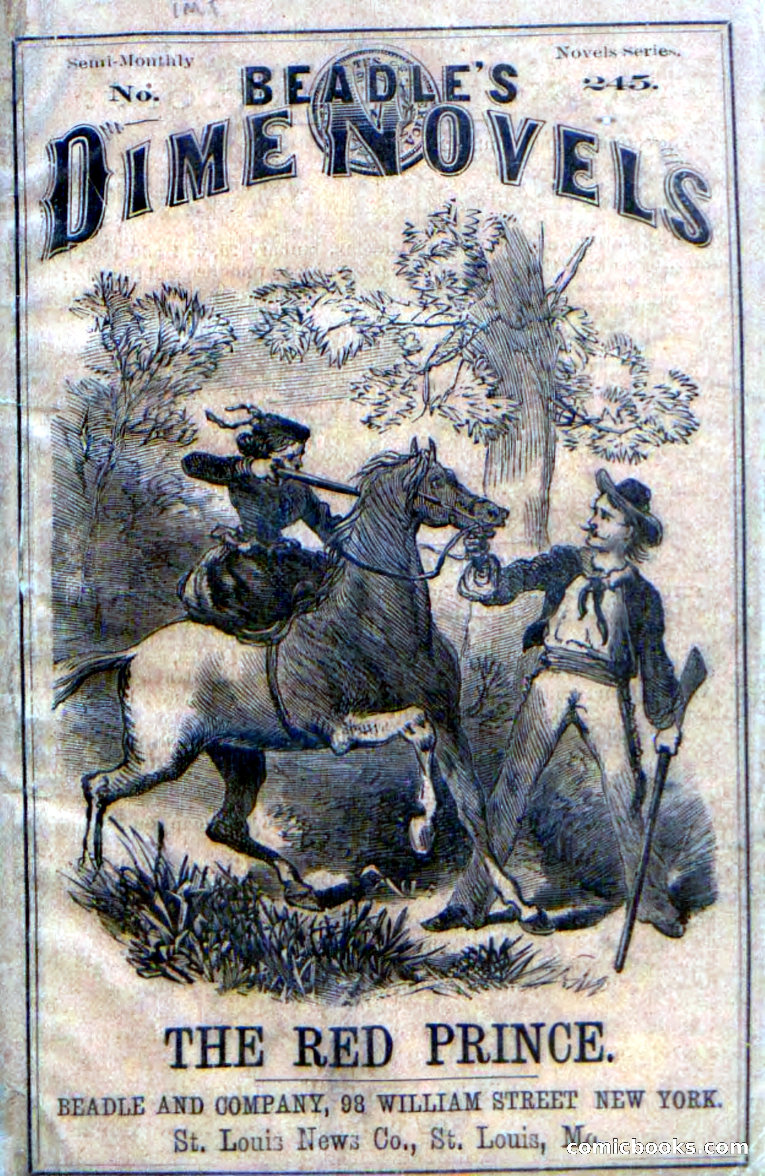 Beadle's Dime Novels No. 245: The Red Prince