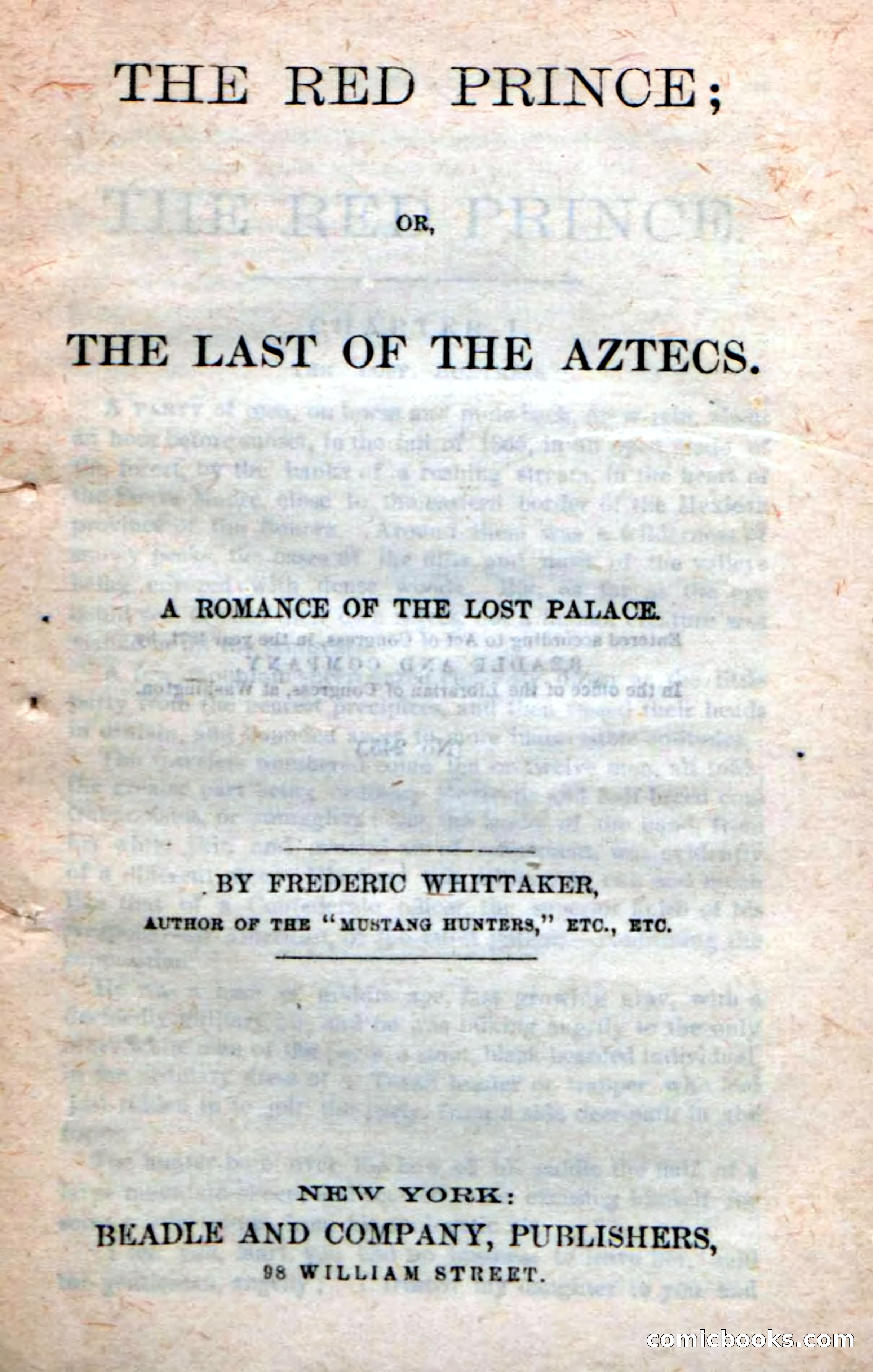 Beadle's Dime Novels No. 245: The Red Prince — page 5 of 100