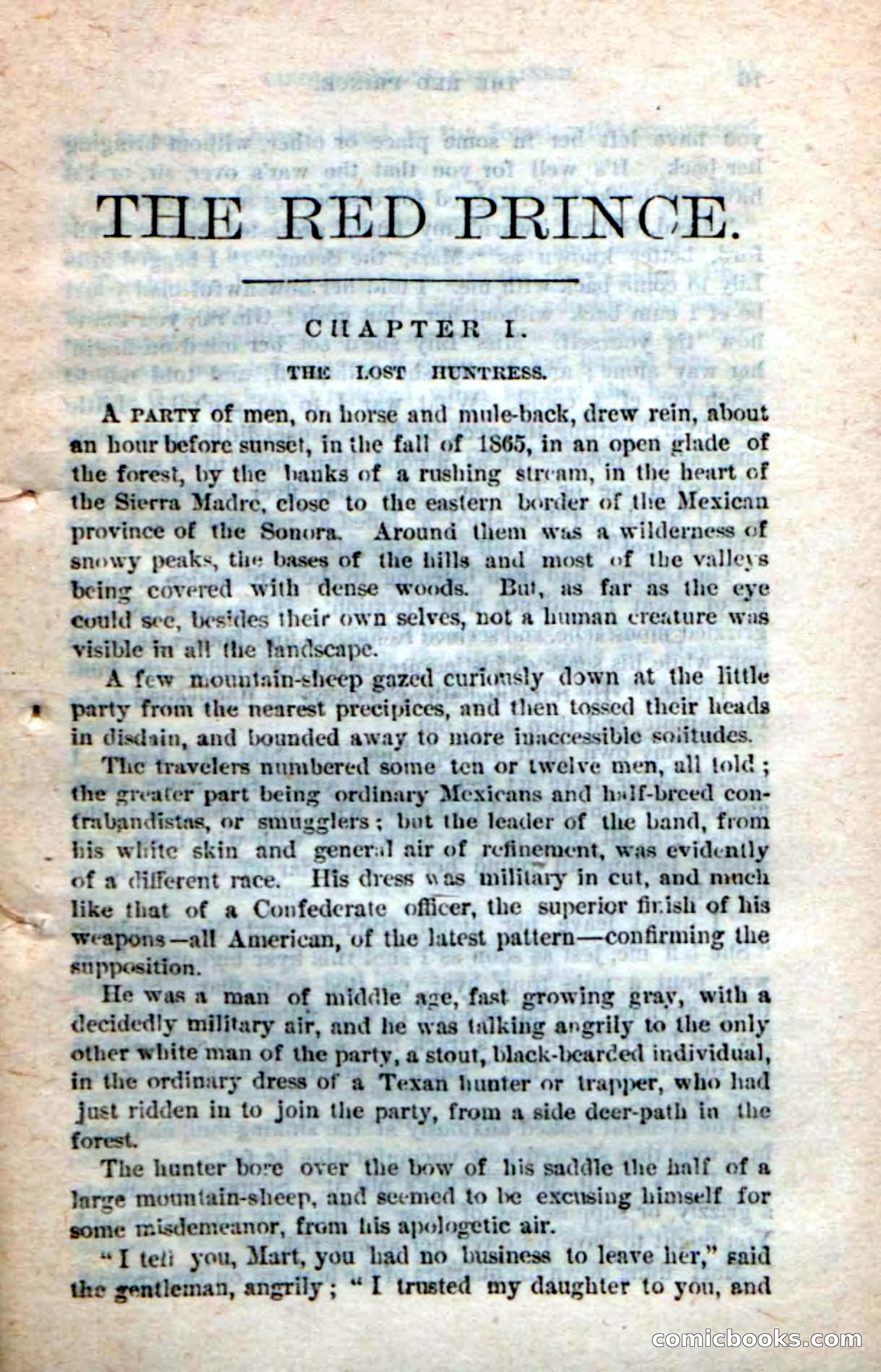 Beadle's Dime Novels No. 245: The Red Prince — page 7 of 100