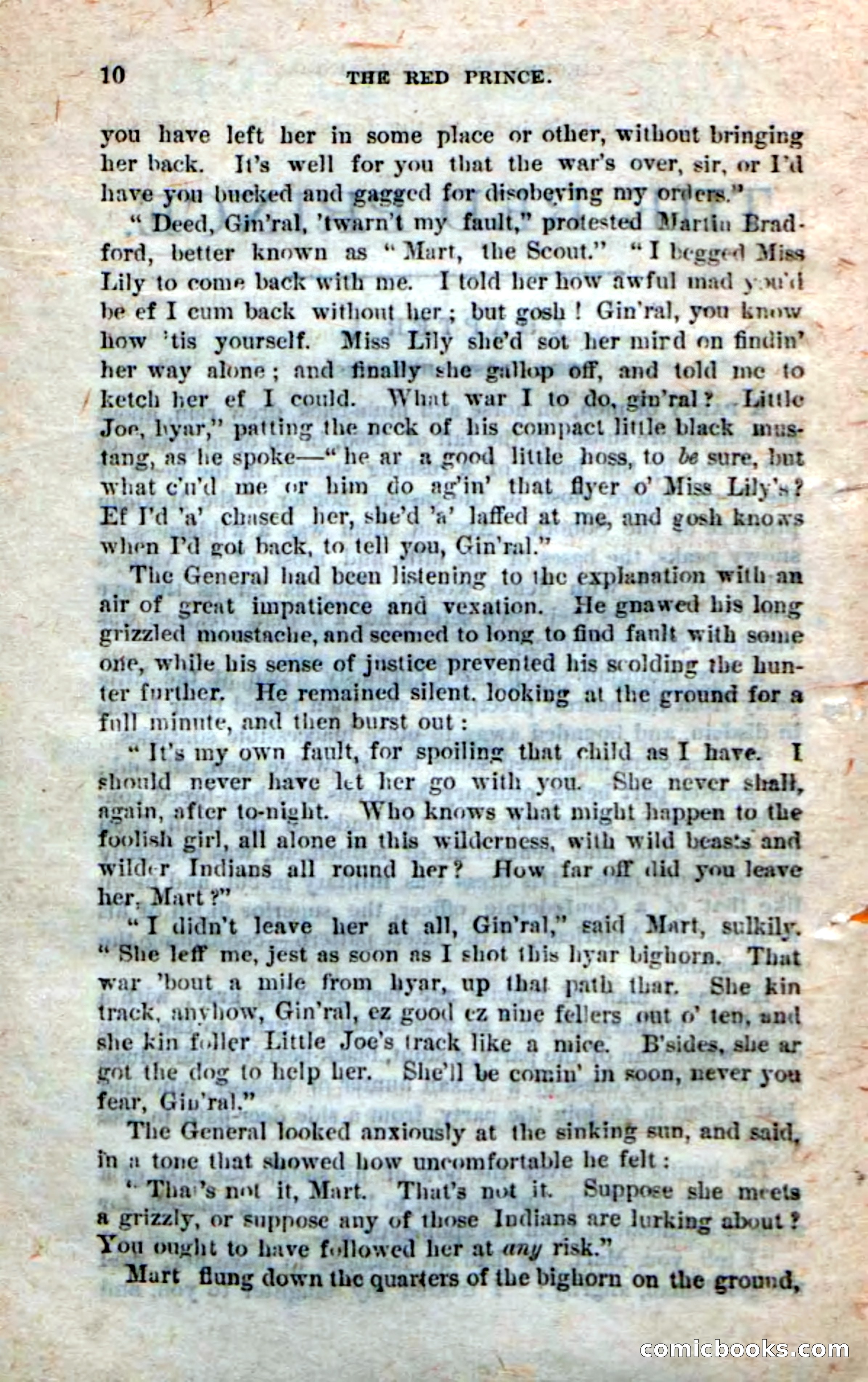 Beadle's Dime Novels No. 245: The Red Prince — page 8 of 100