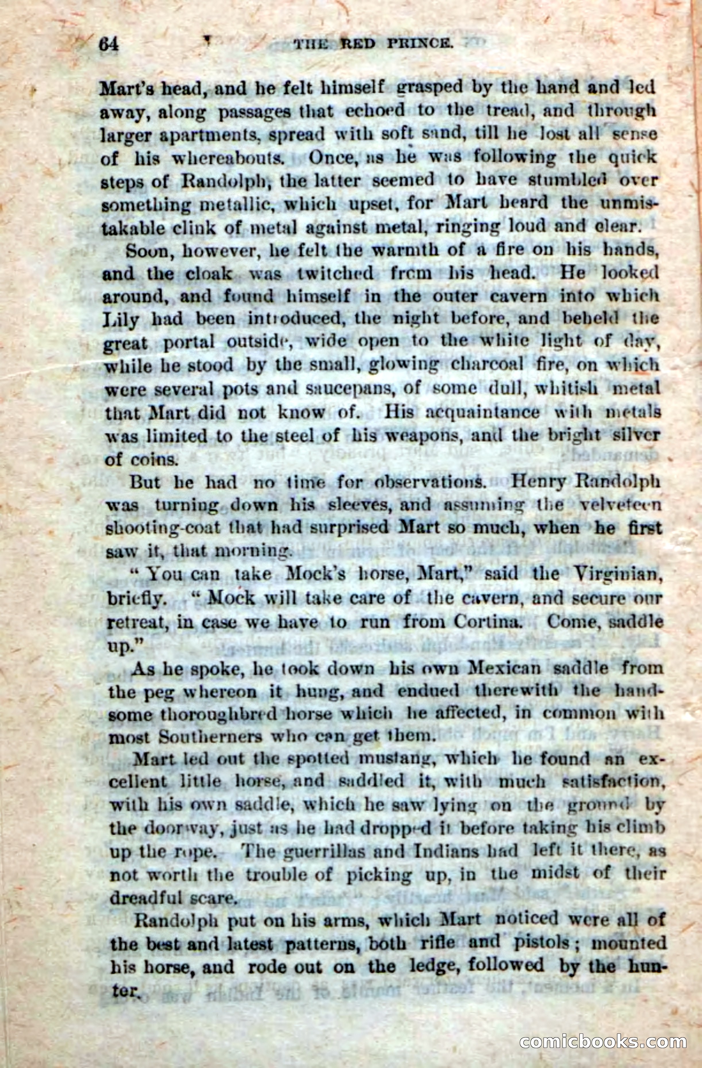 Beadle's Dime Novels No. 245: The Red Prince — page 62 of 100
