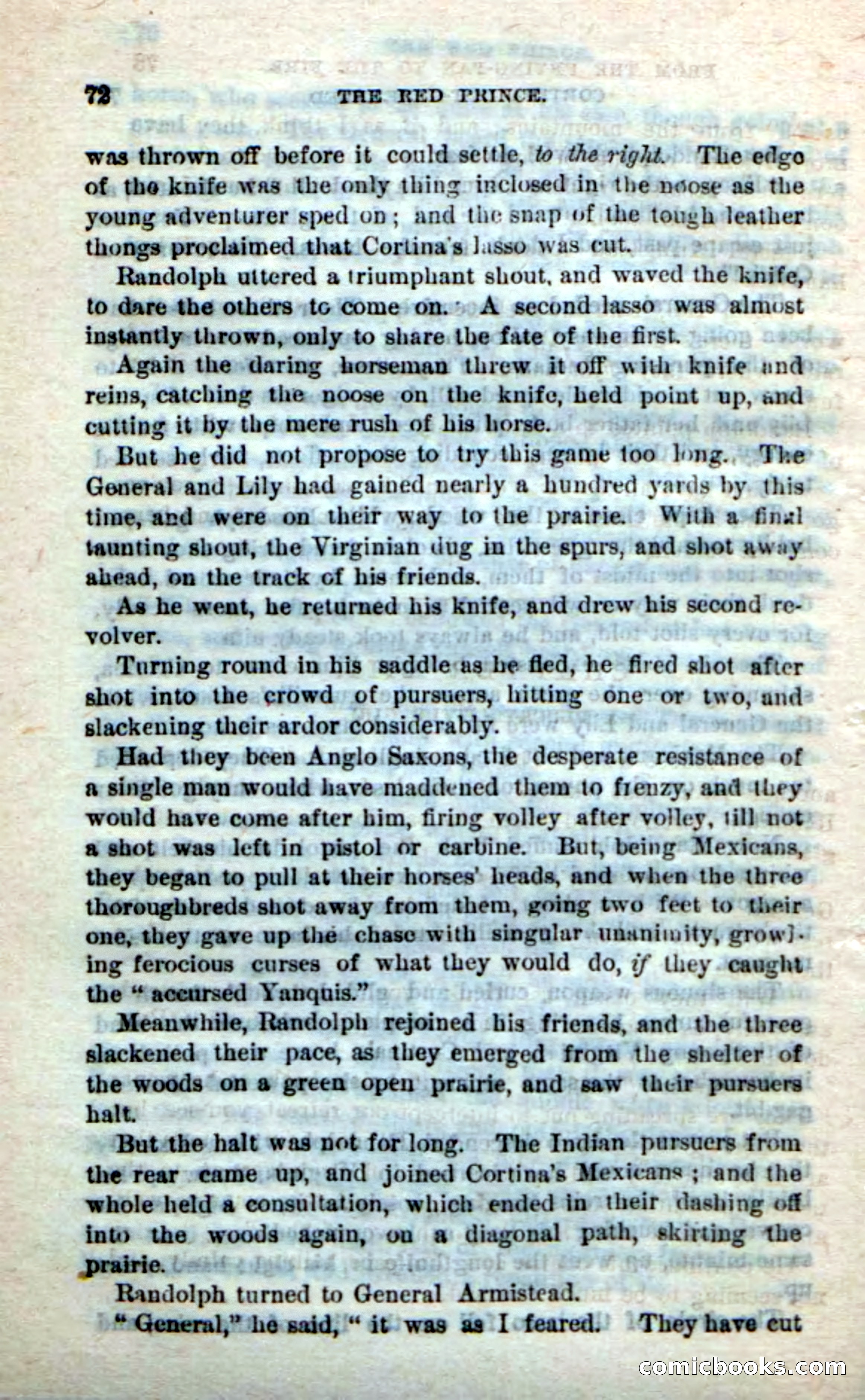 Beadle's Dime Novels No. 245: The Red Prince — page 70 of 100