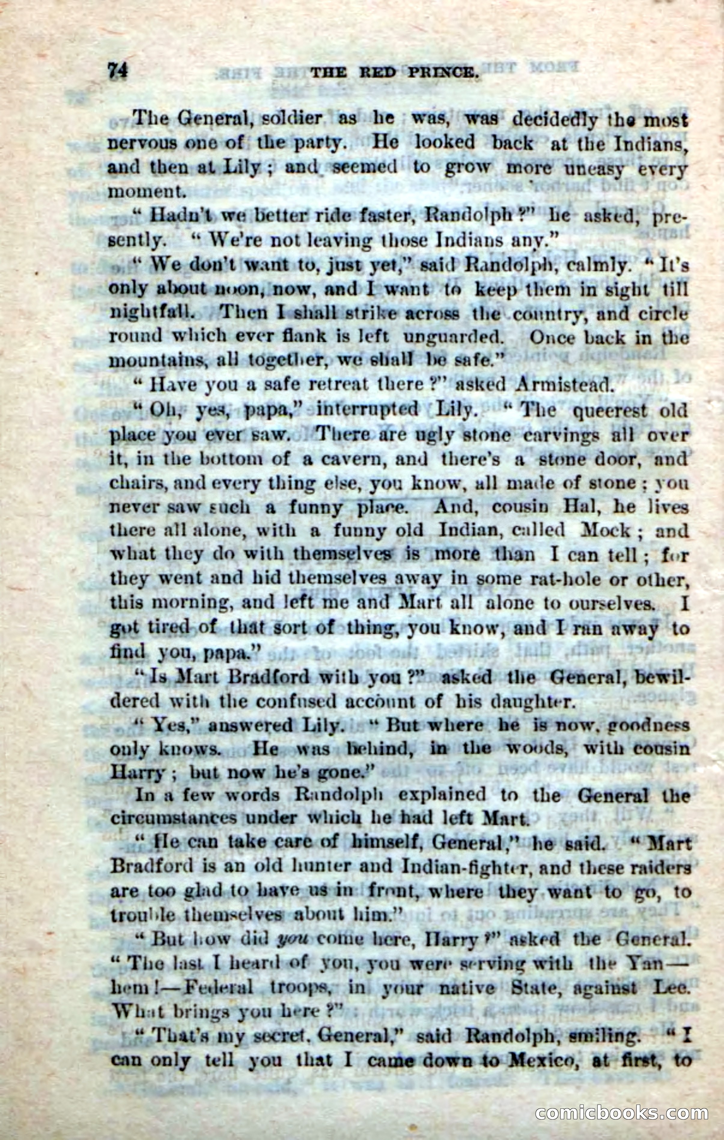 Beadle's Dime Novels No. 245: The Red Prince — page 72 of 100