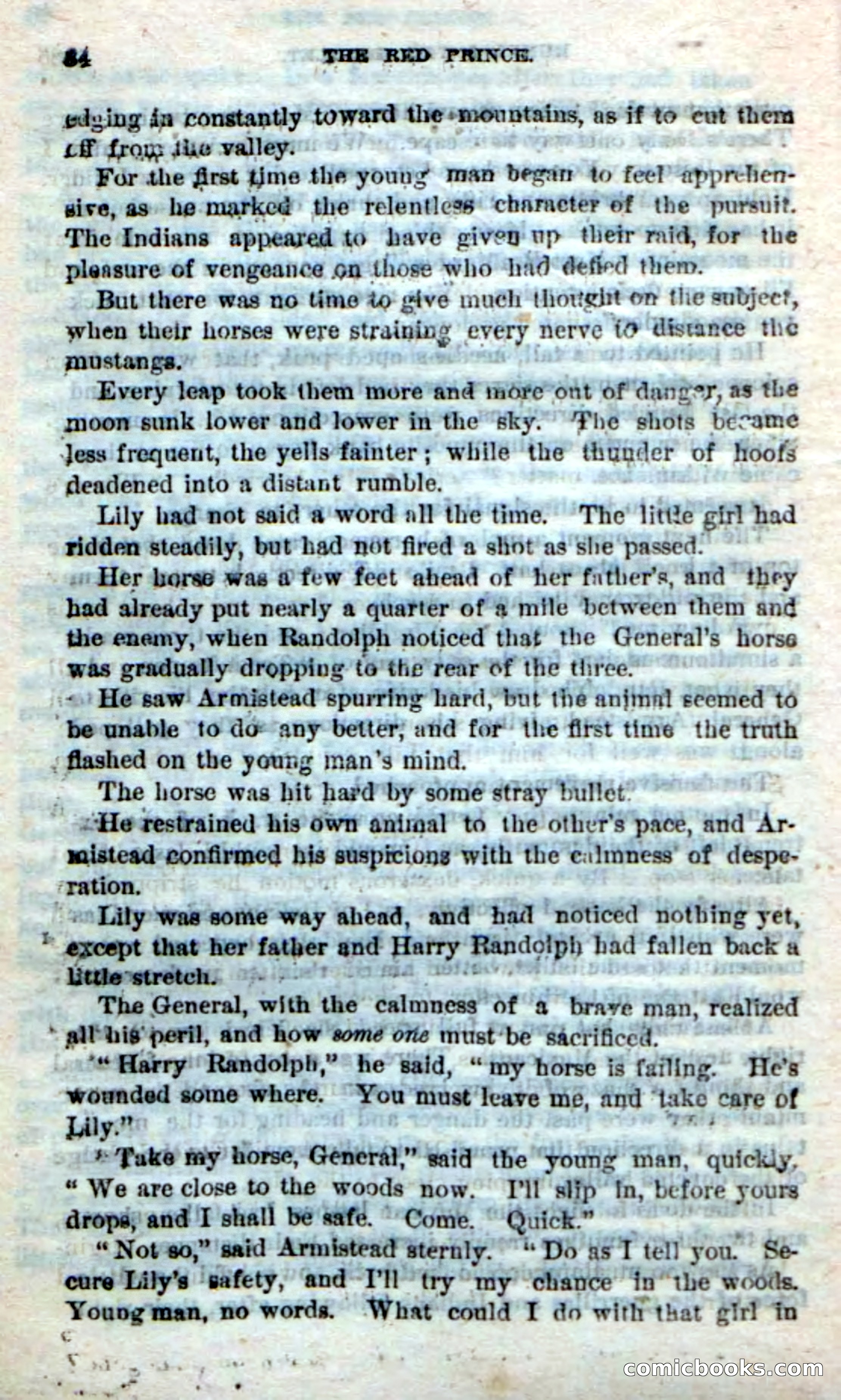 Beadle's Dime Novels No. 245: The Red Prince — page 82 of 100