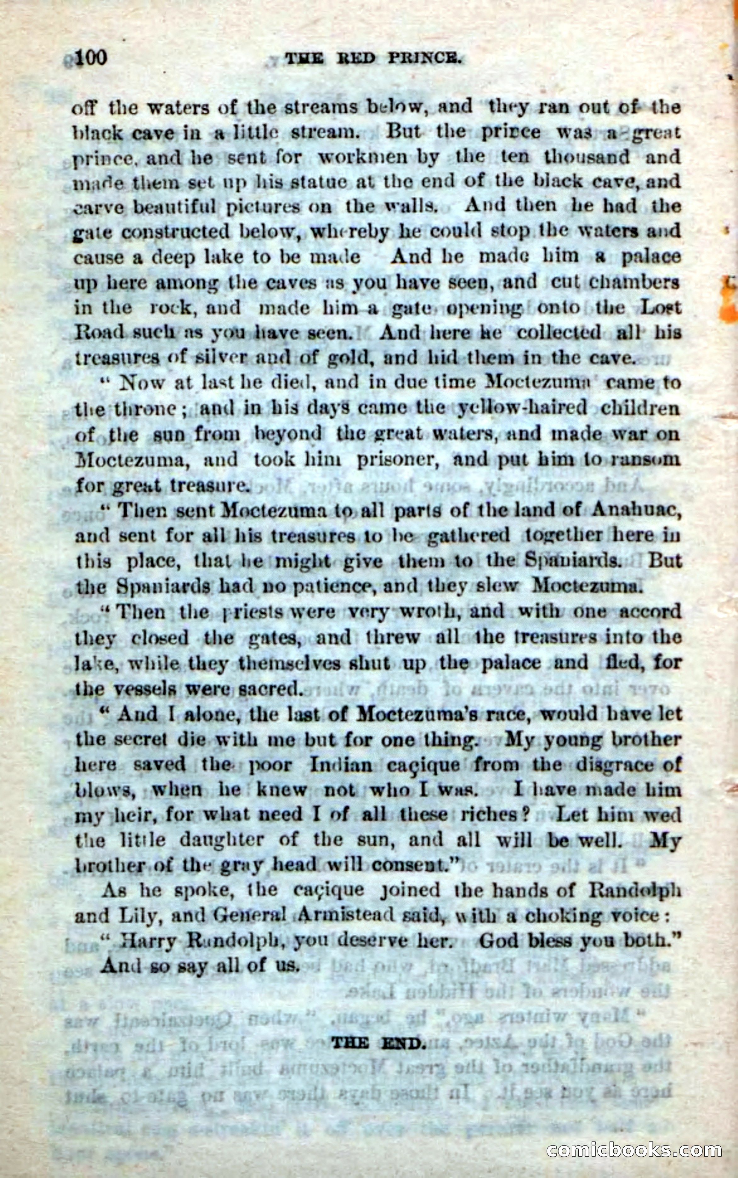 Beadle's Dime Novels No. 245: The Red Prince — page 98 of 100