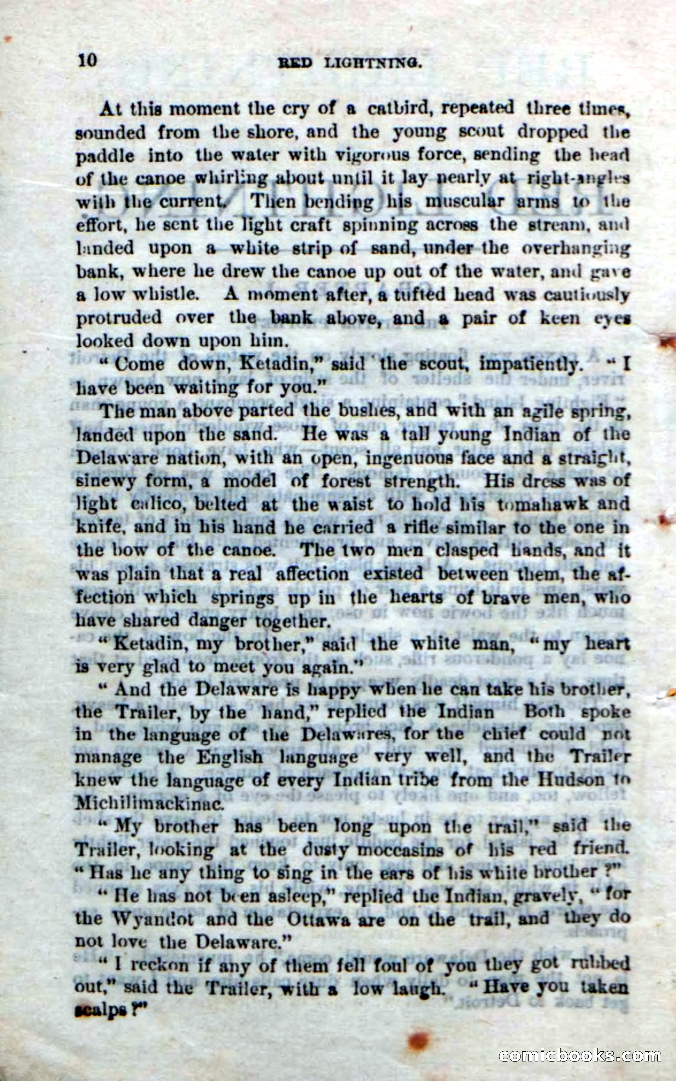 Beadle's Dime Novels No. 248: Red Lightning — page 8 of 100