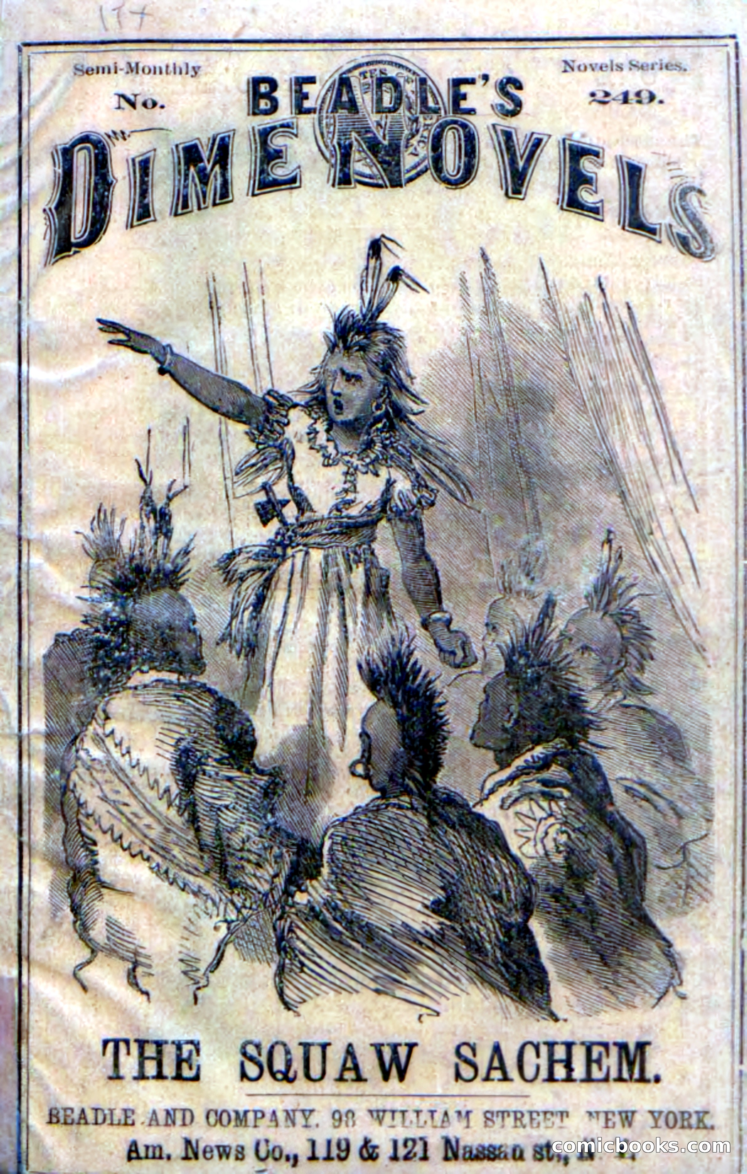 Beadle's Dime Novels No. 249: The Squaw Sachem