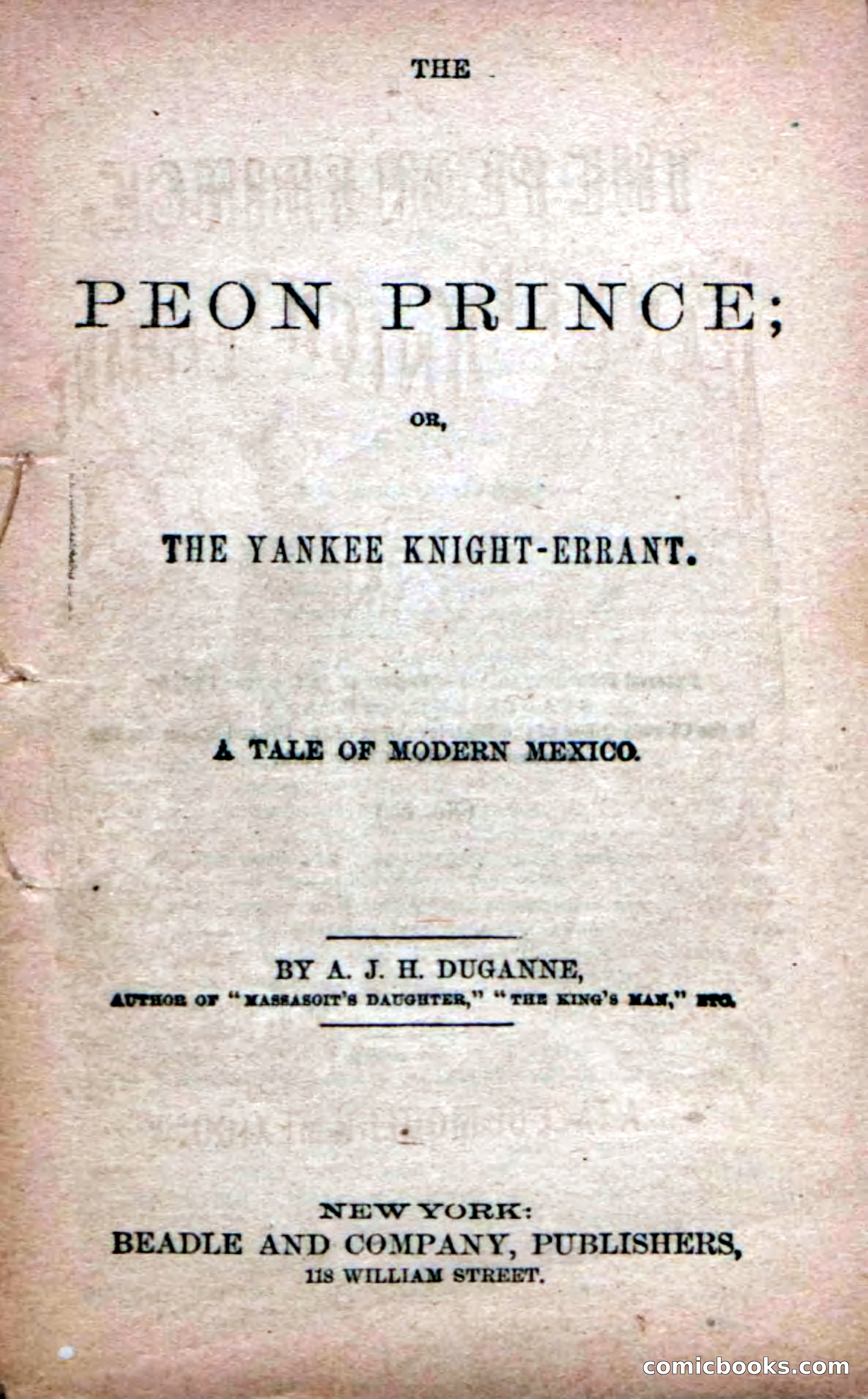 The Peon Prince; or, The Yankee Knight Errant — page 5 of 100