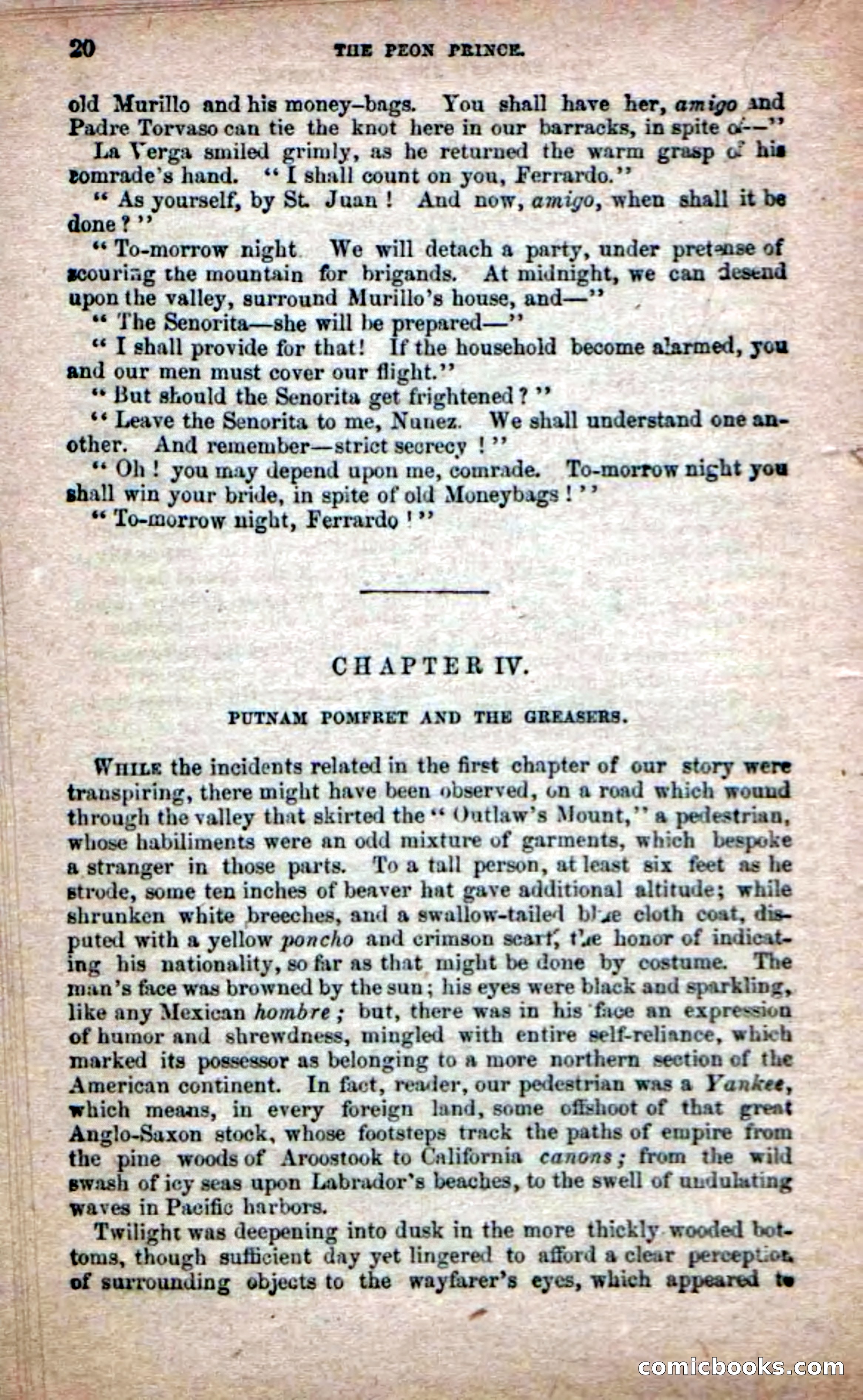 The Peon Prince; or, The Yankee Knight Errant — page 18 of 100