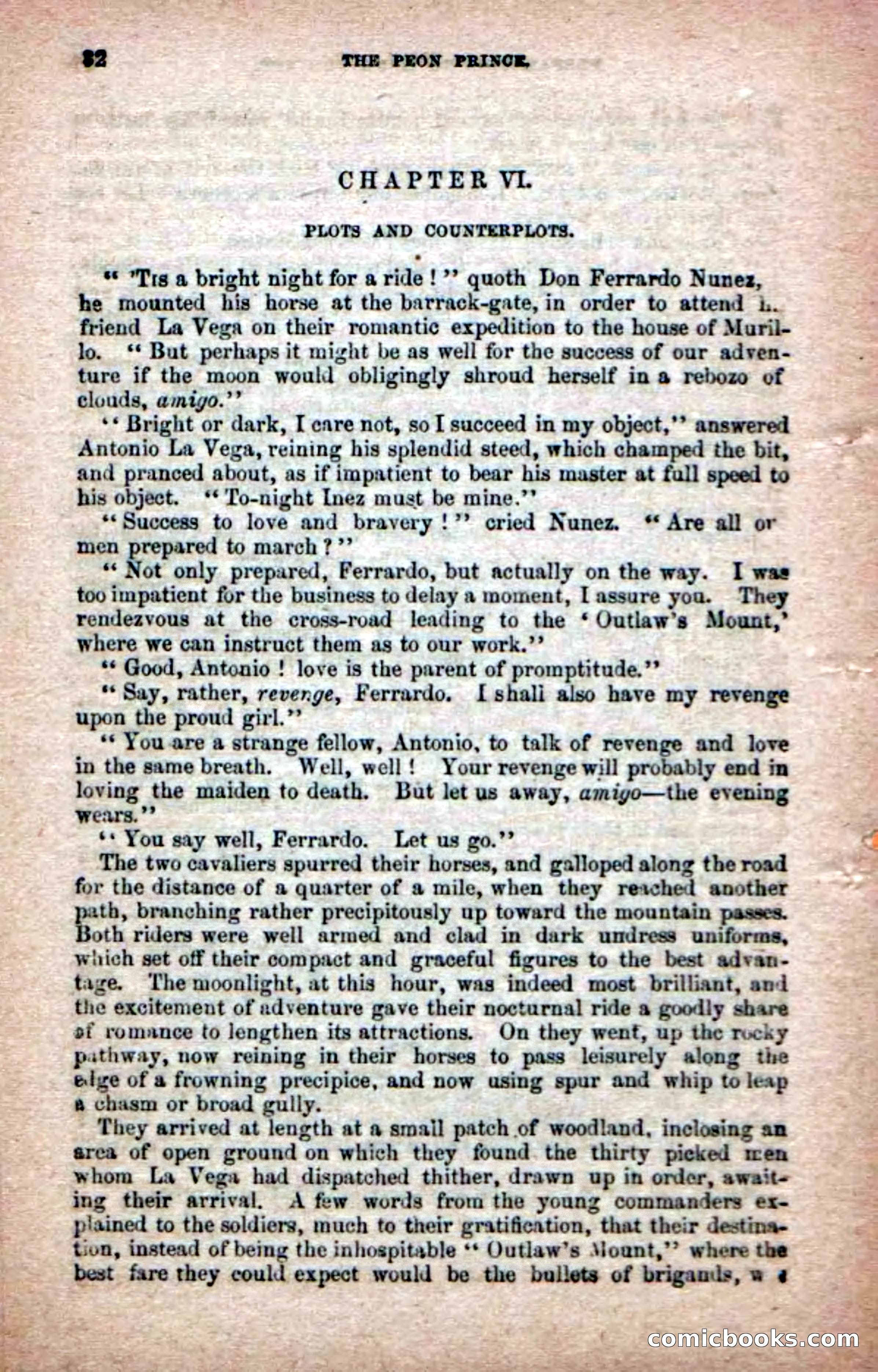 The Peon Prince; or, The Yankee Knight Errant — page 30 of 100