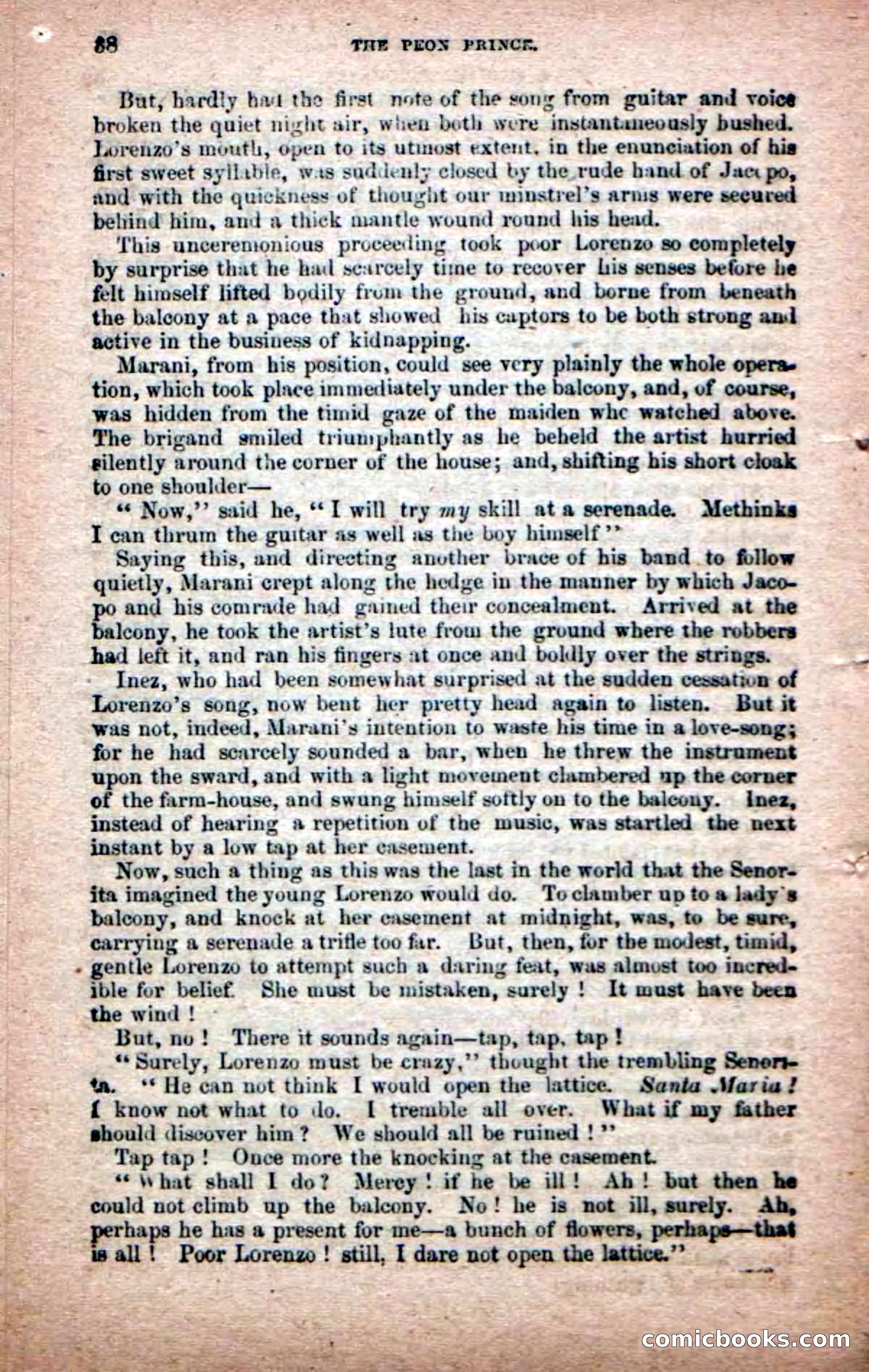 The Peon Prince; or, The Yankee Knight Errant — page 36 of 100