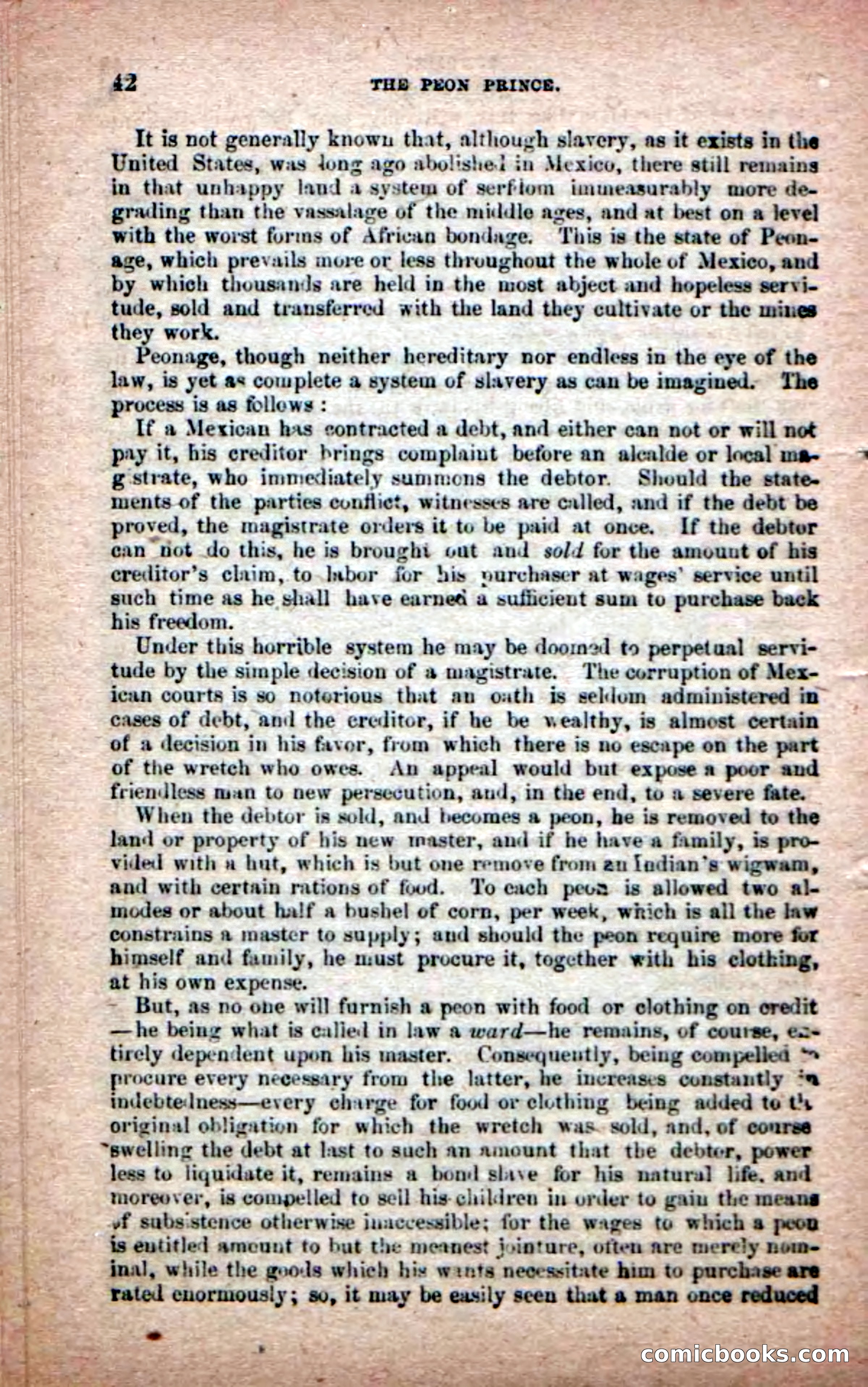 The Peon Prince; or, The Yankee Knight Errant — page 40 of 100