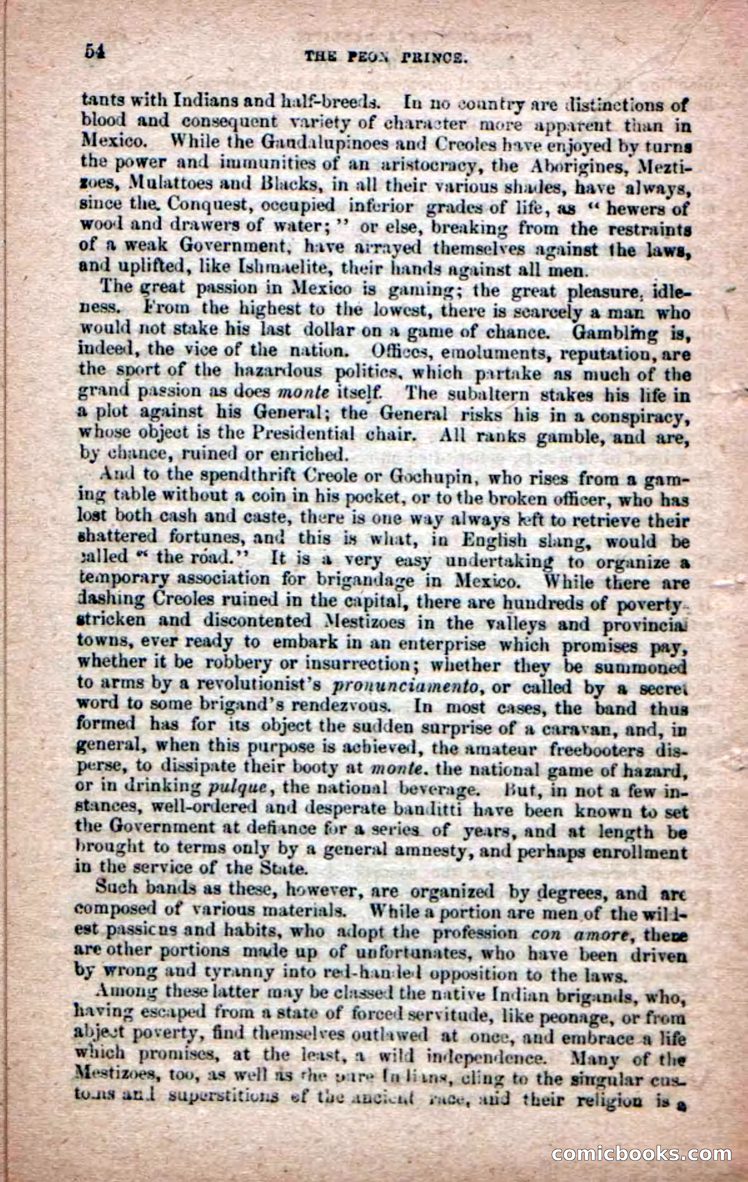 The Peon Prince; or, The Yankee Knight Errant — page 52 of 100