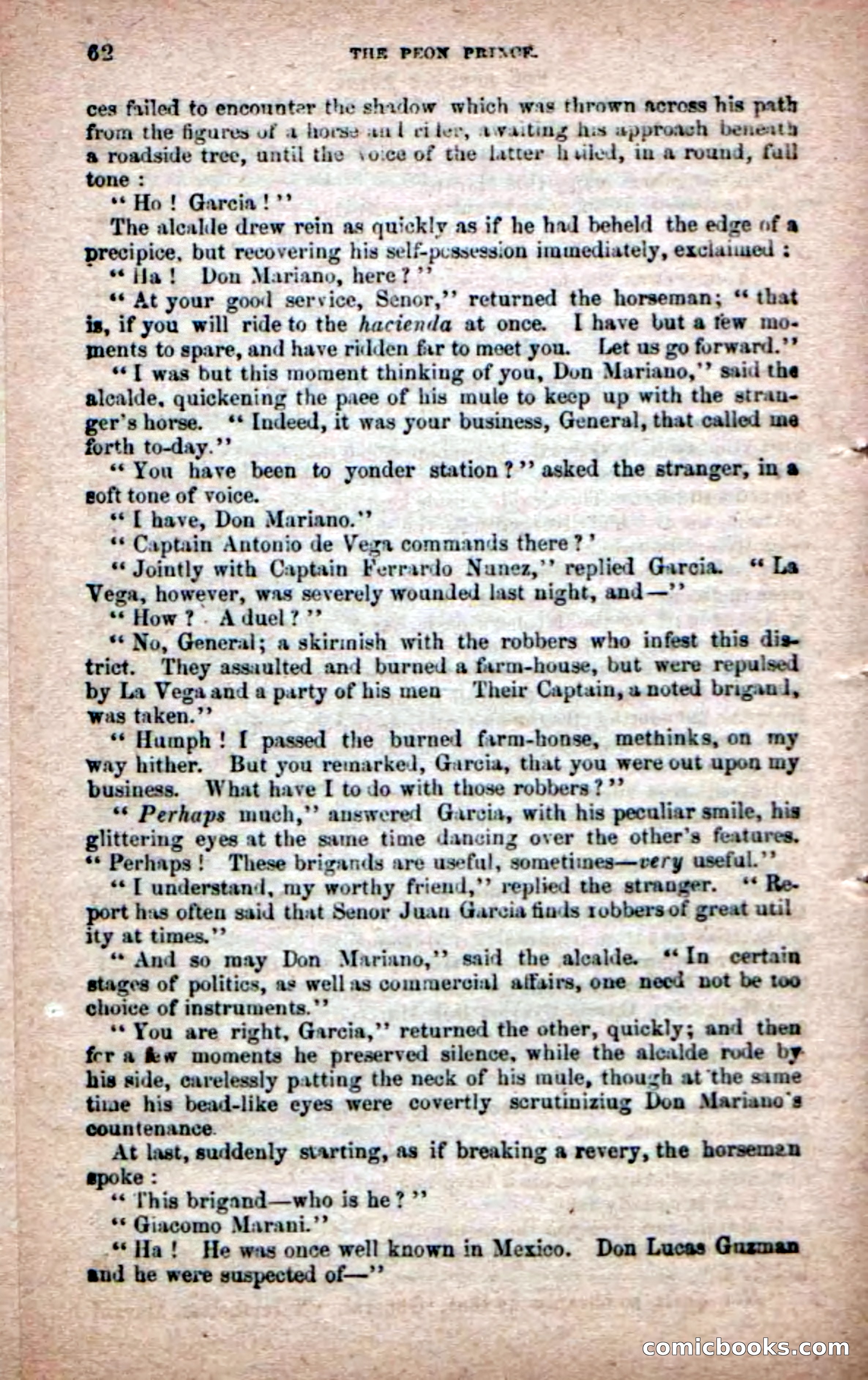 The Peon Prince; or, The Yankee Knight Errant — page 60 of 100
