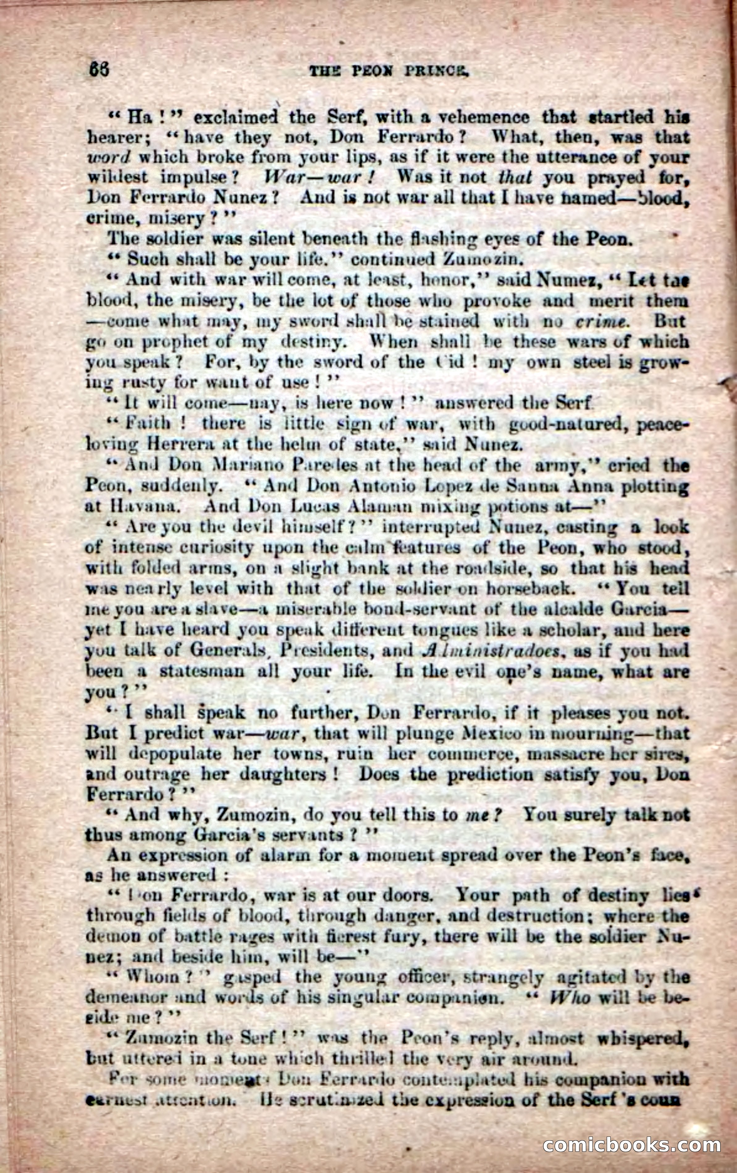 The Peon Prince; or, The Yankee Knight Errant — page 64 of 100