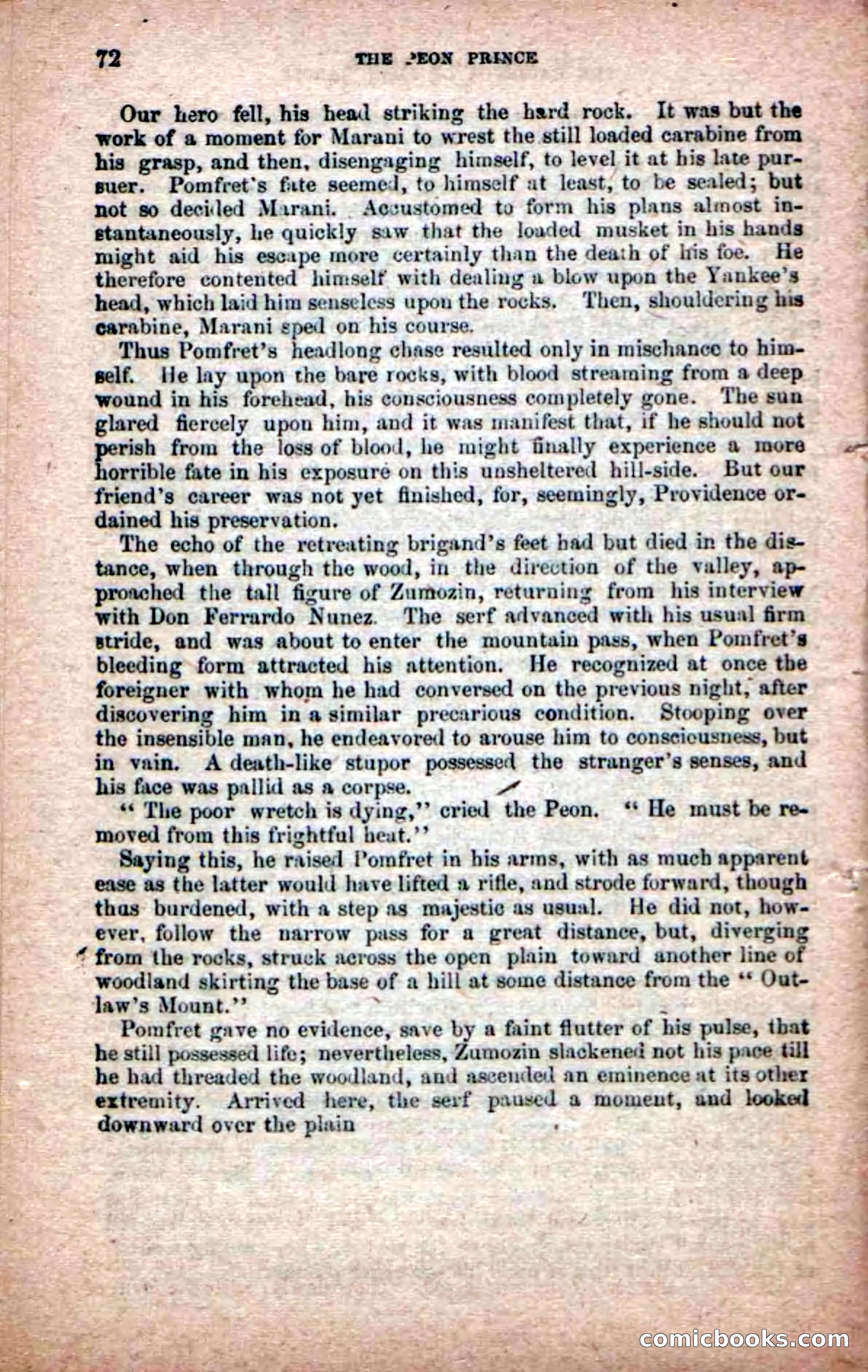The Peon Prince; or, The Yankee Knight Errant — page 70 of 100