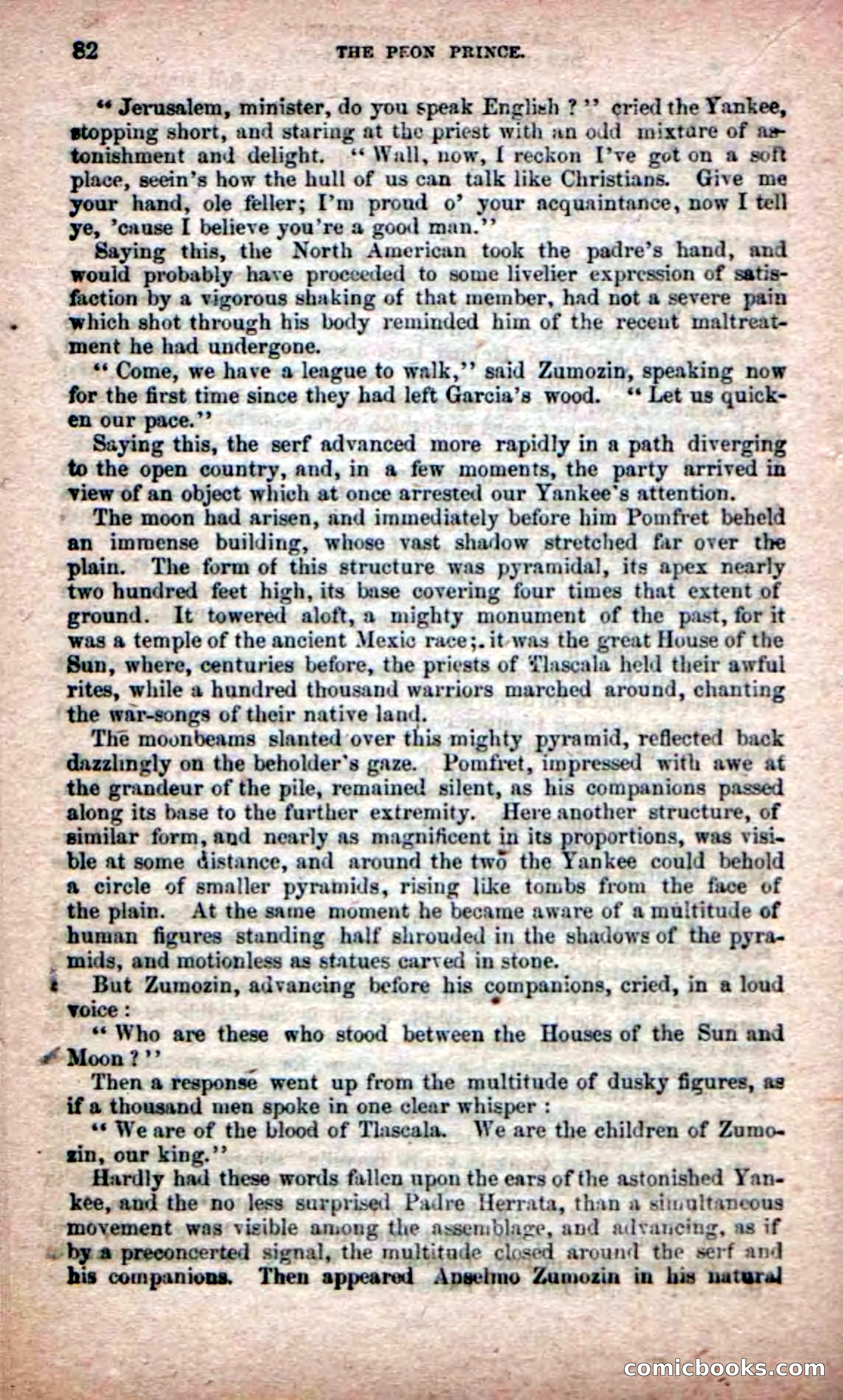 The Peon Prince; or, The Yankee Knight Errant — page 80 of 100