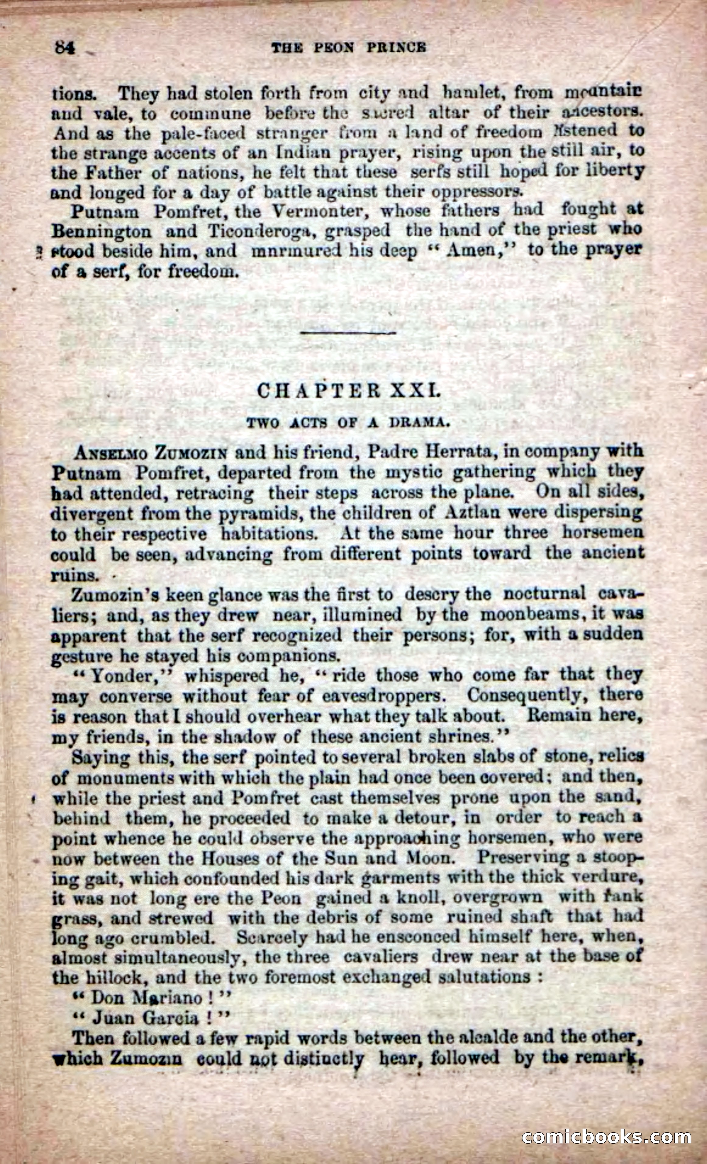 The Peon Prince; or, The Yankee Knight Errant — page 82 of 100