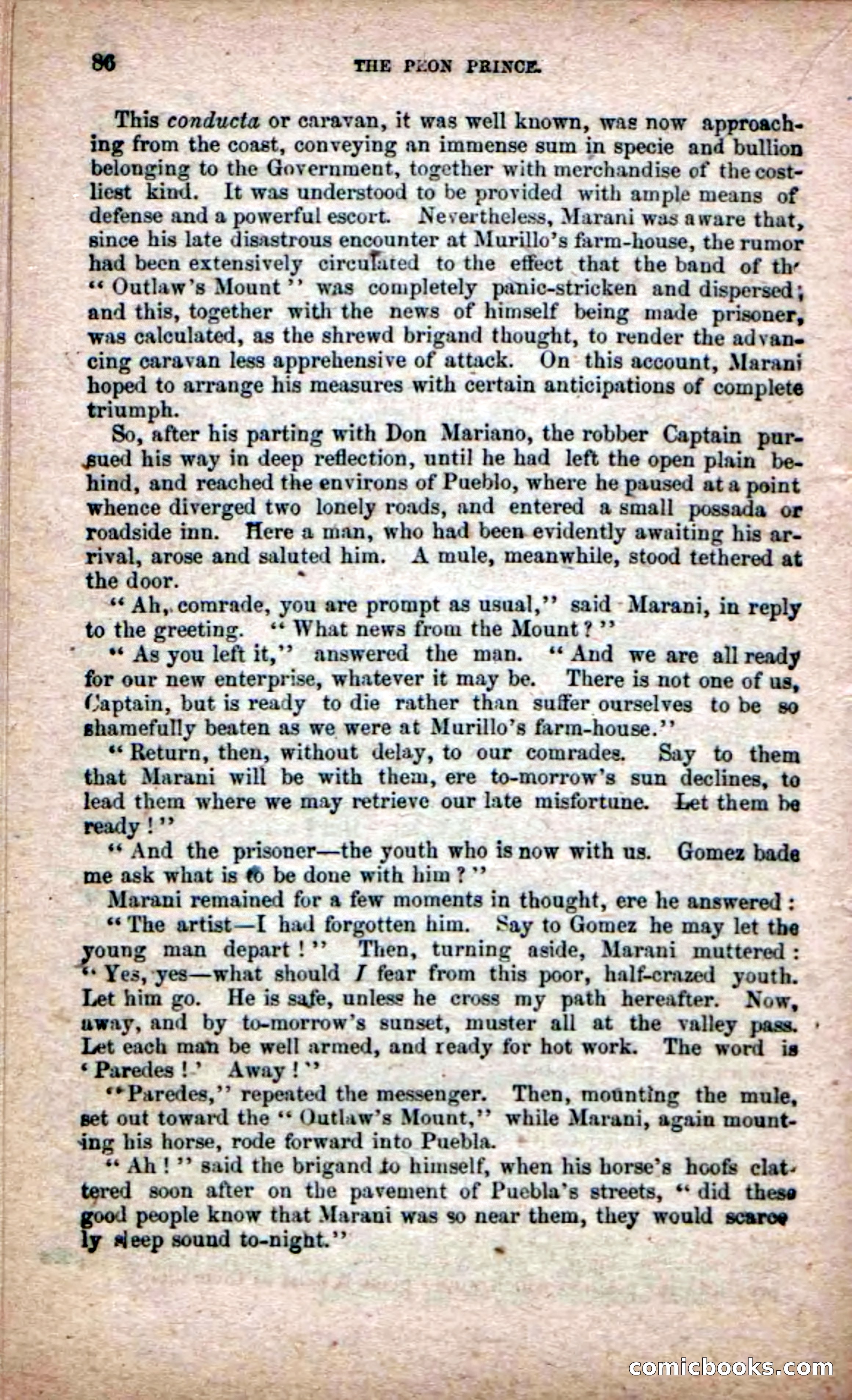 The Peon Prince; or, The Yankee Knight Errant — page 84 of 100