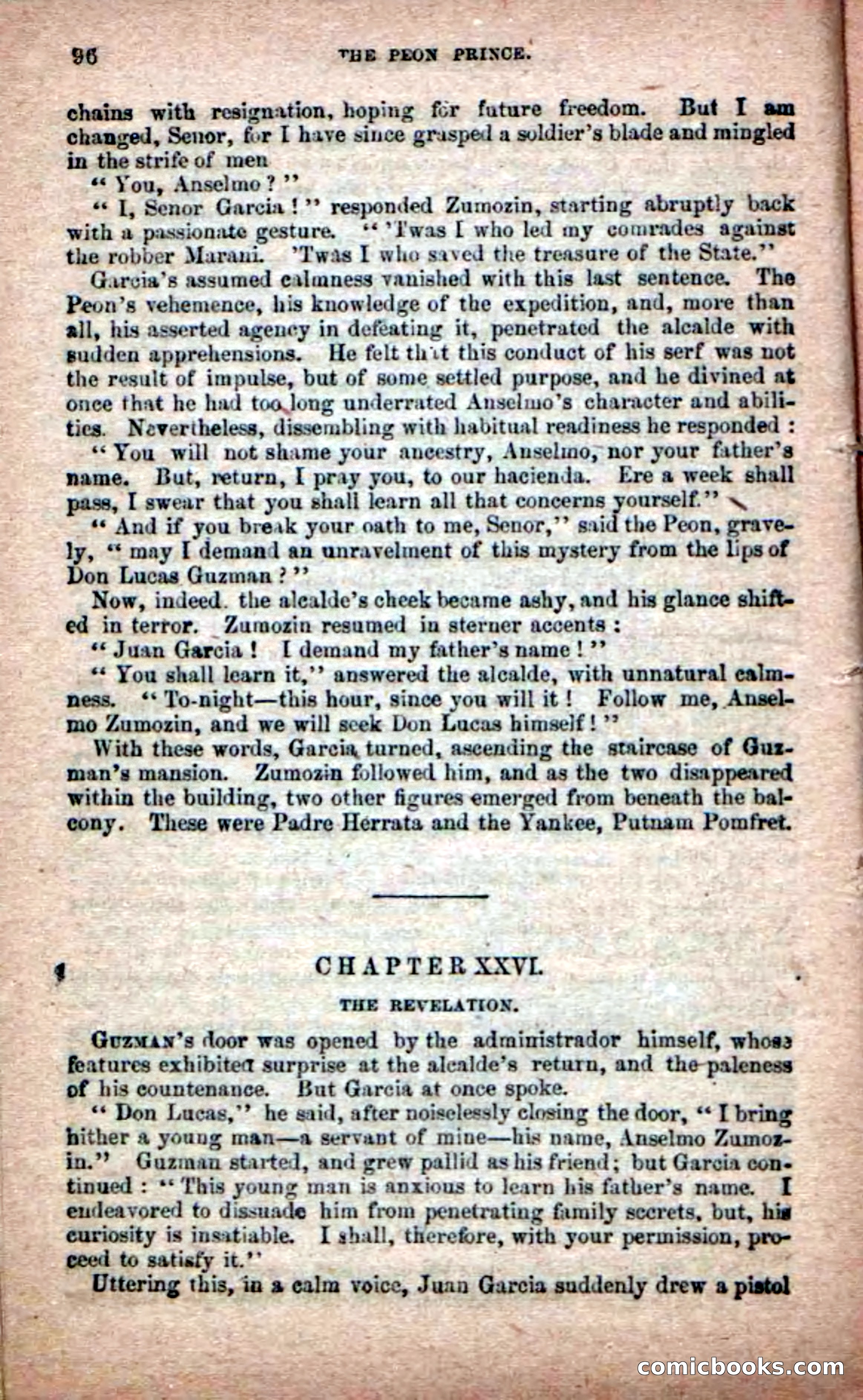The Peon Prince; or, The Yankee Knight Errant — page 94 of 100