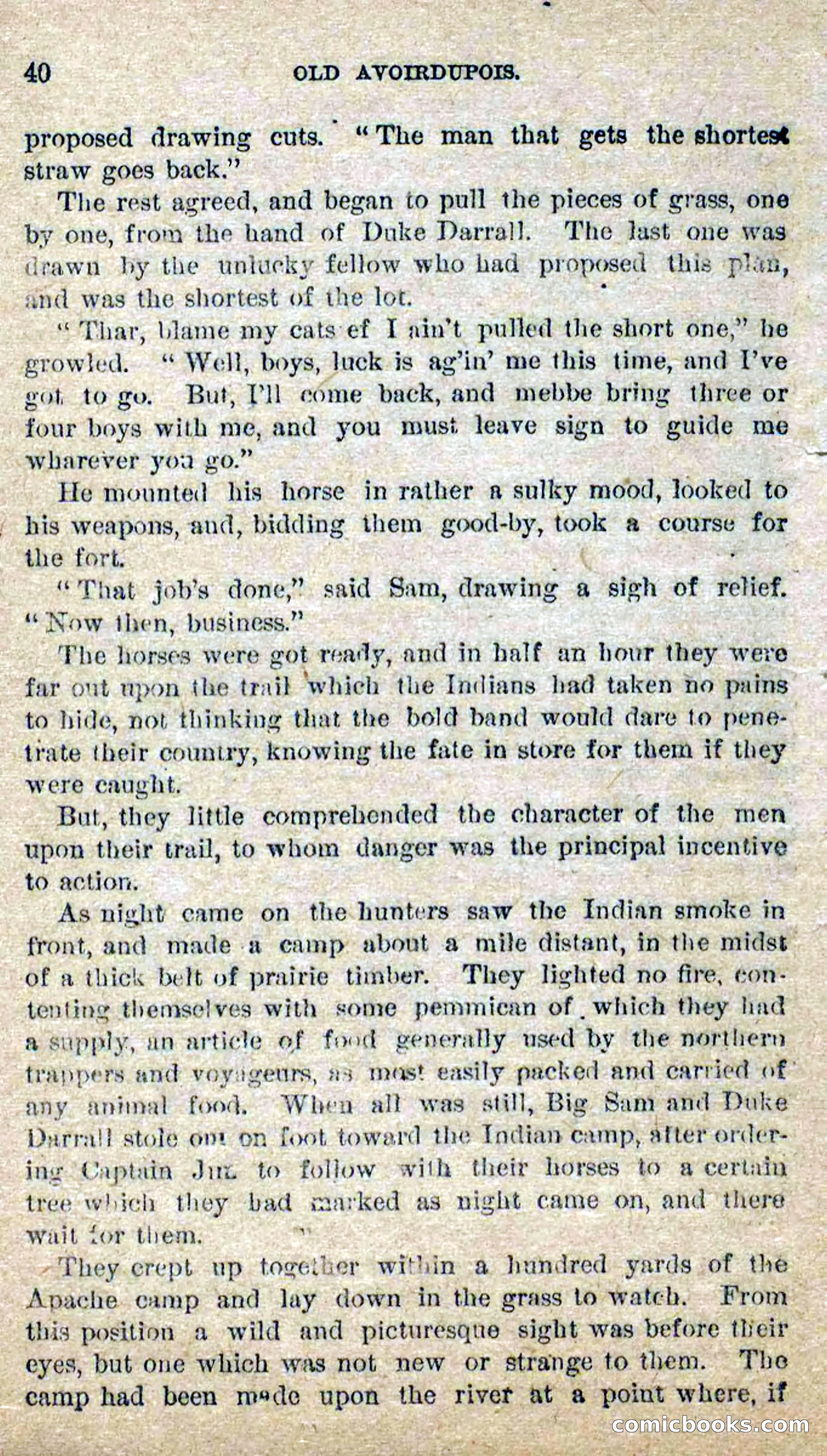 Old Avoirdupois — page 36 of 98