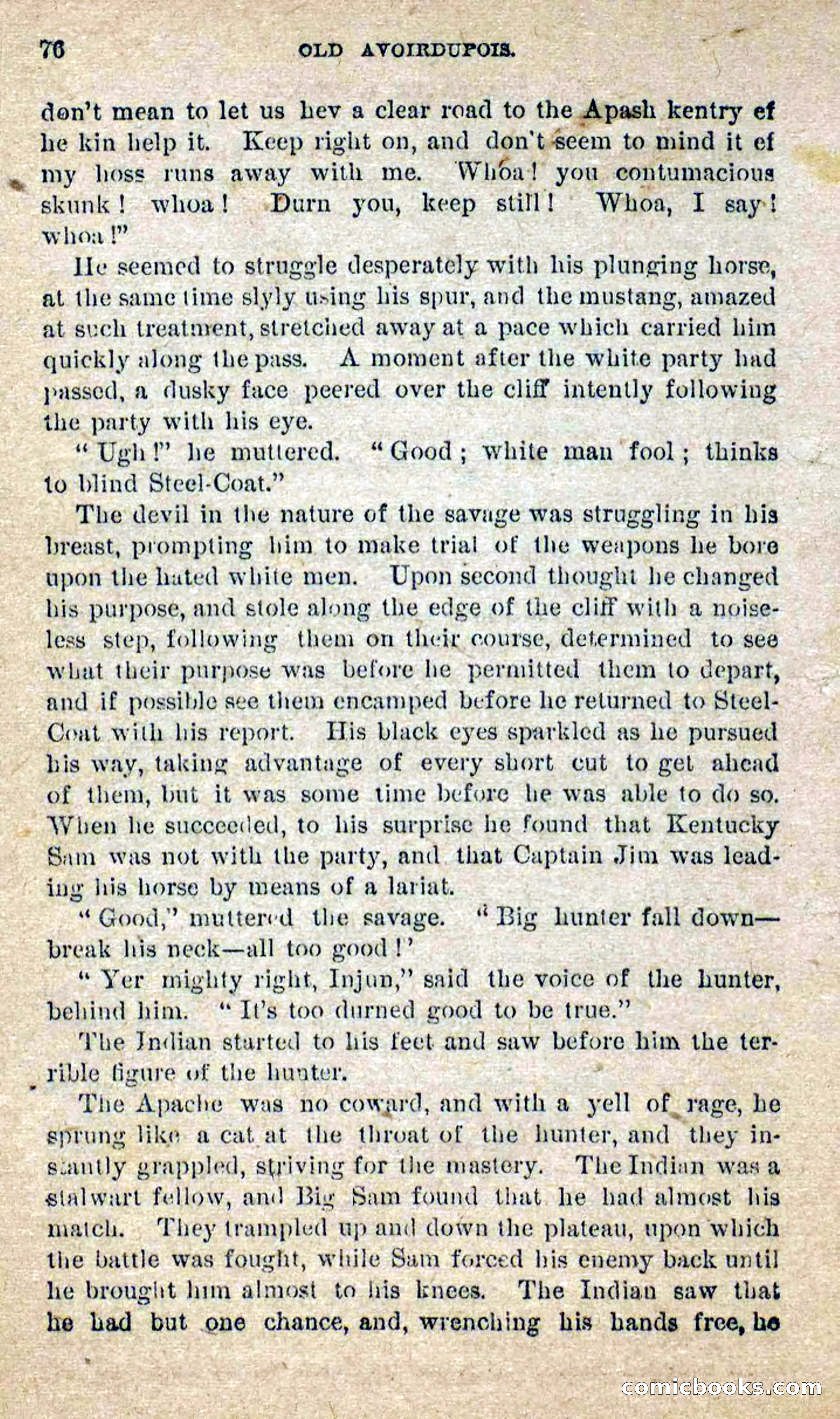 Old Avoirdupois — page 72 of 98