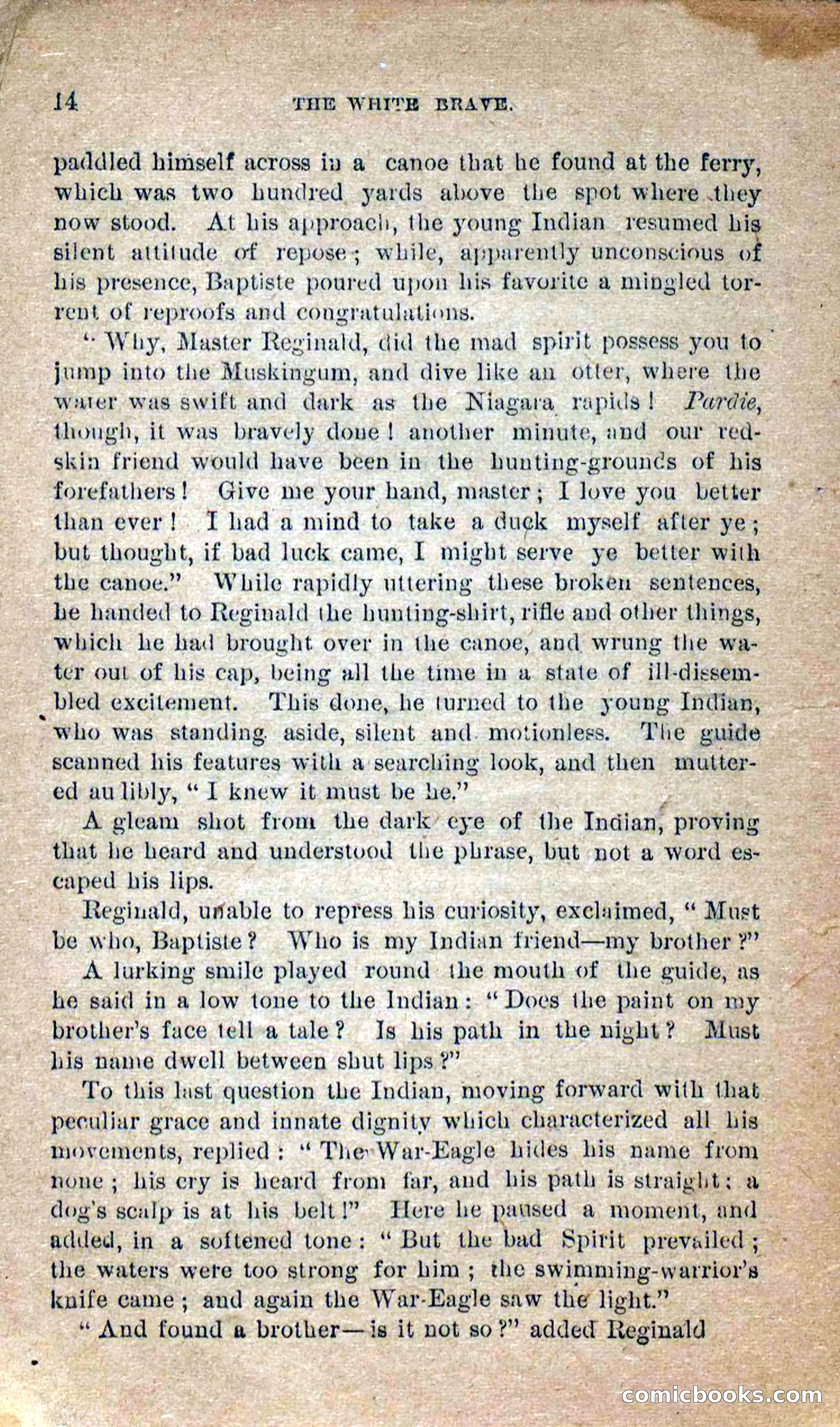 Beadle's Dime Novels No. 258: The White Brave — page 12 of 100