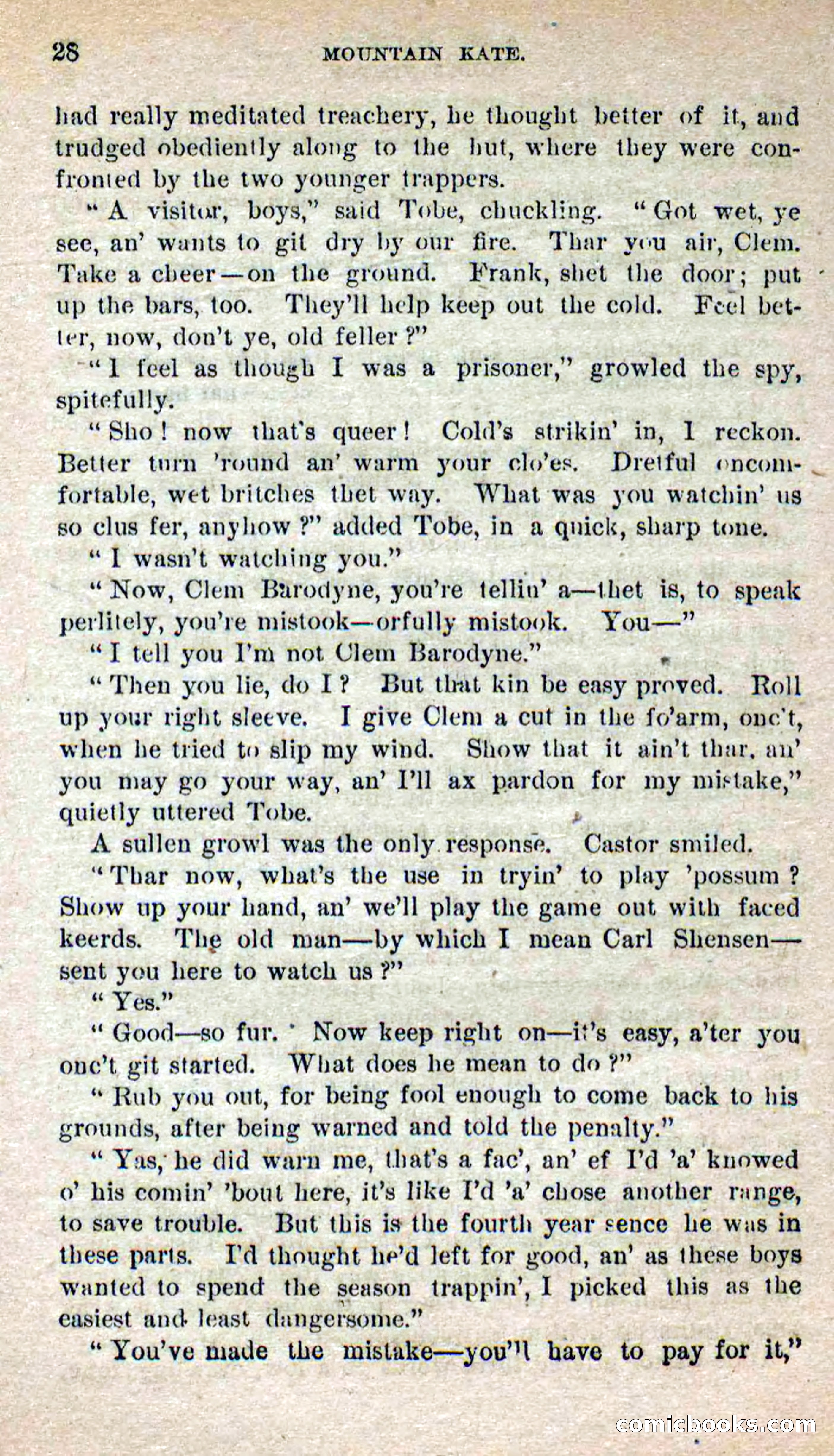 Beadle's Dime Novels No. 264: Mountain Kate — page 24 of 100