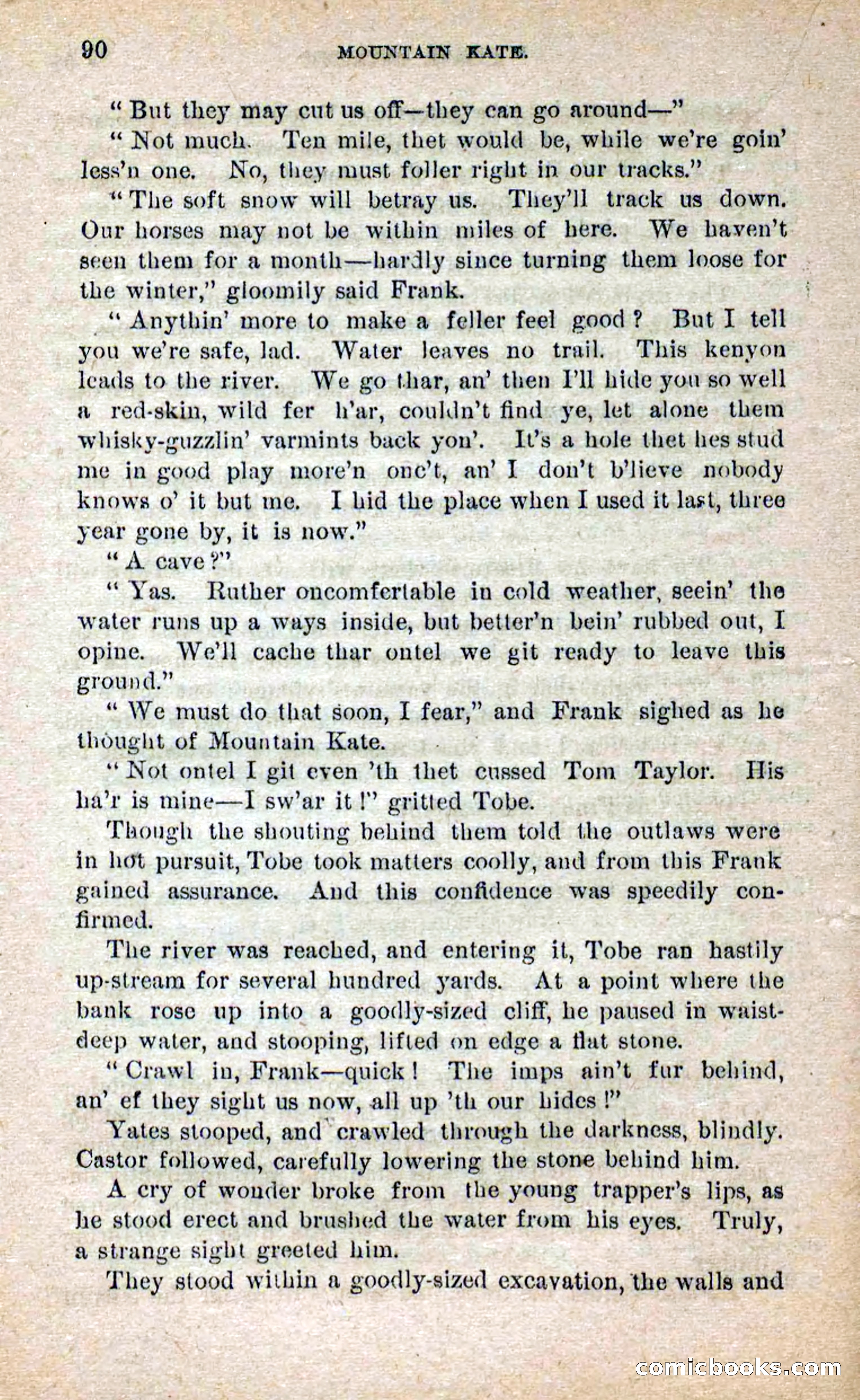 Beadle's Dime Novels No. 264: Mountain Kate — page 86 of 100