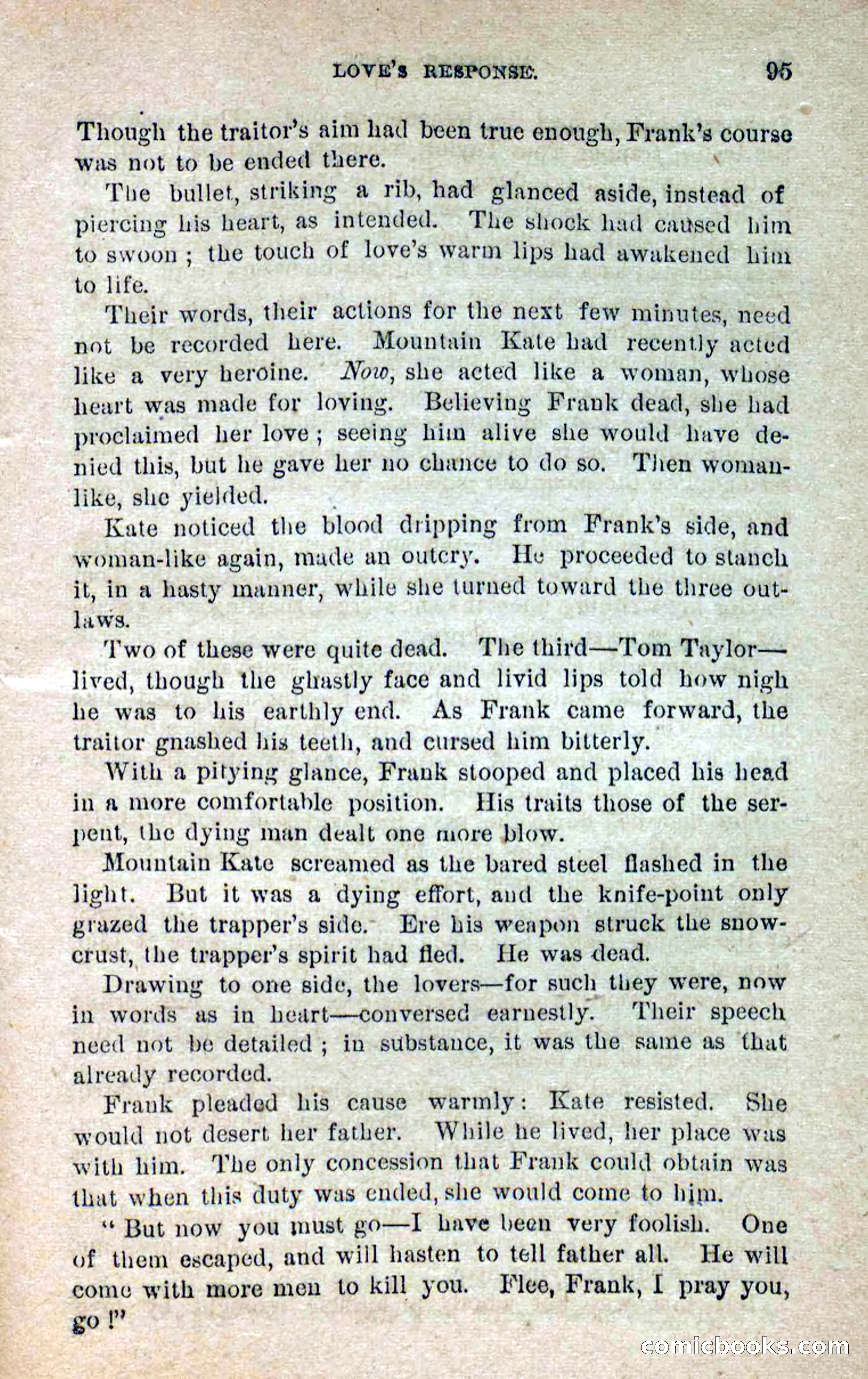 Beadle's Dime Novels No. 264: Mountain Kate — page 91 of 100