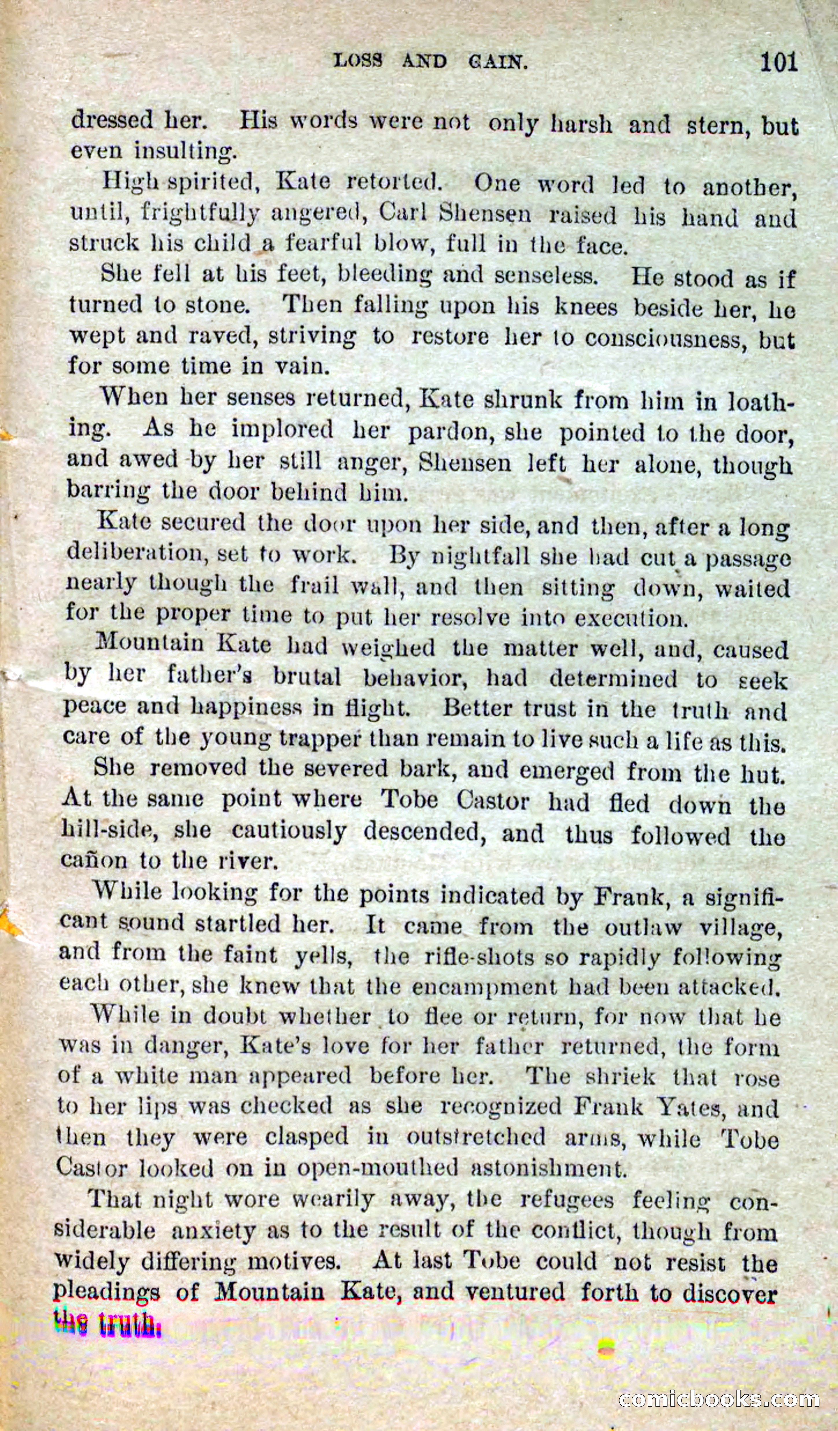 Beadle's Dime Novels No. 264: Mountain Kate — page 97 of 100