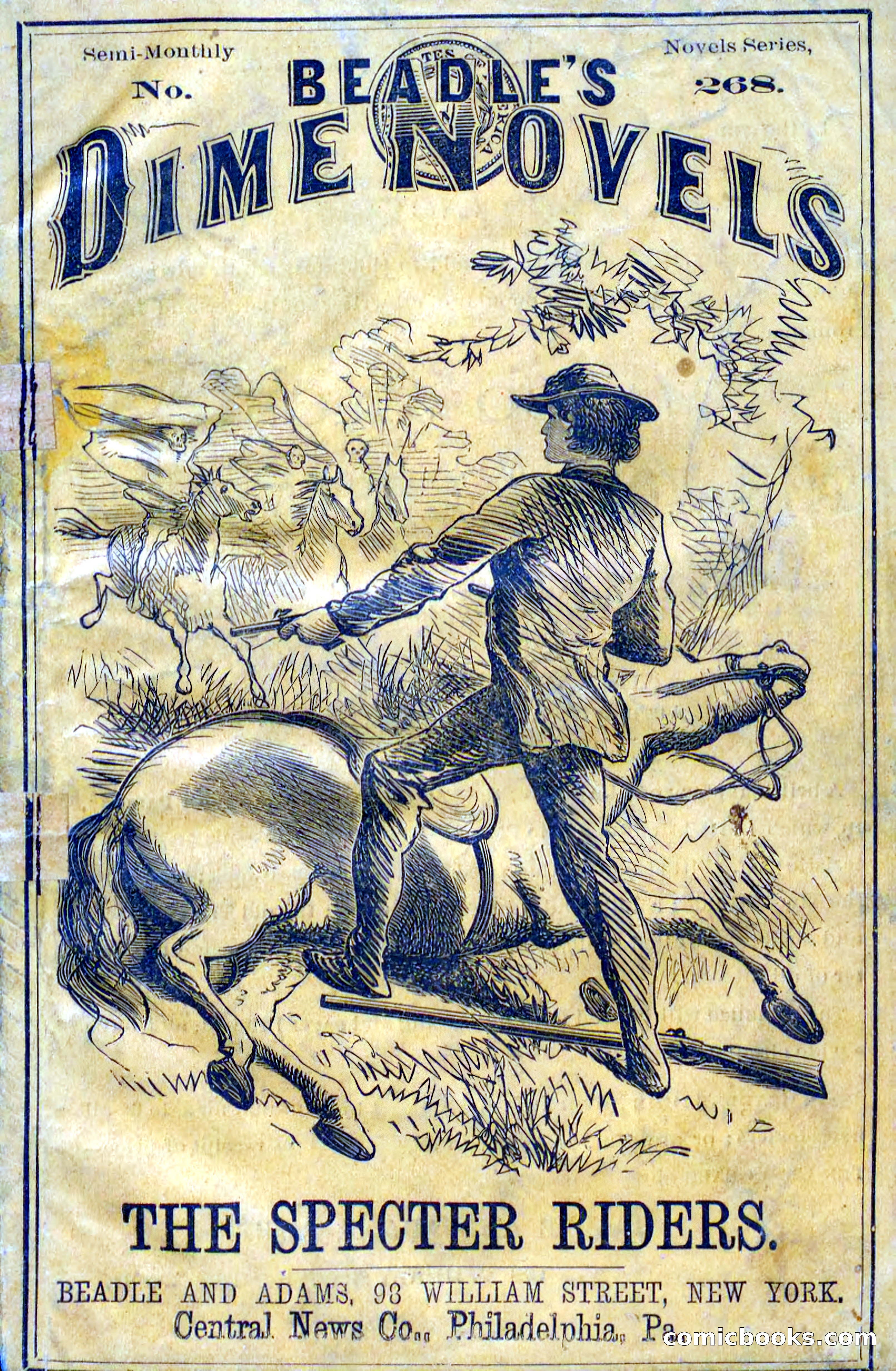 Beadle's Dime Novels No. 268: The Specter Riders