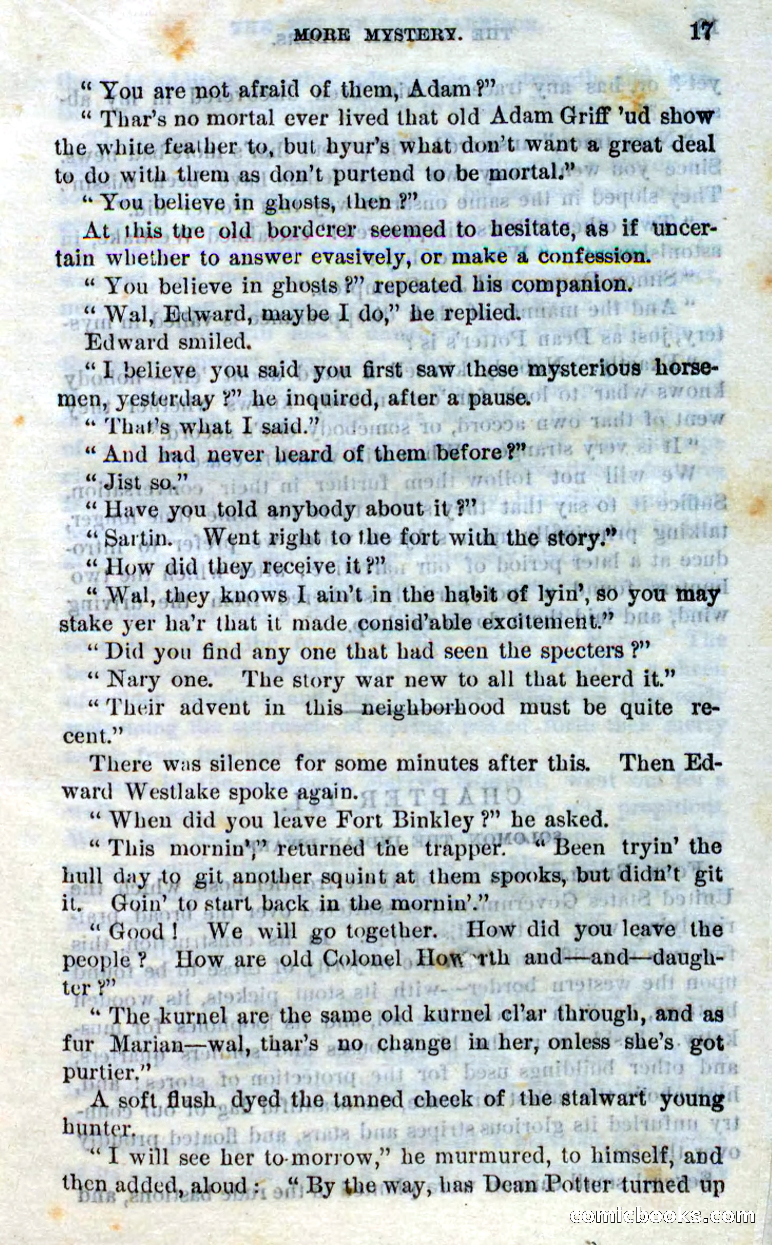 Beadle's Dime Novels No. 268: The Specter Riders — page 15 of 100
