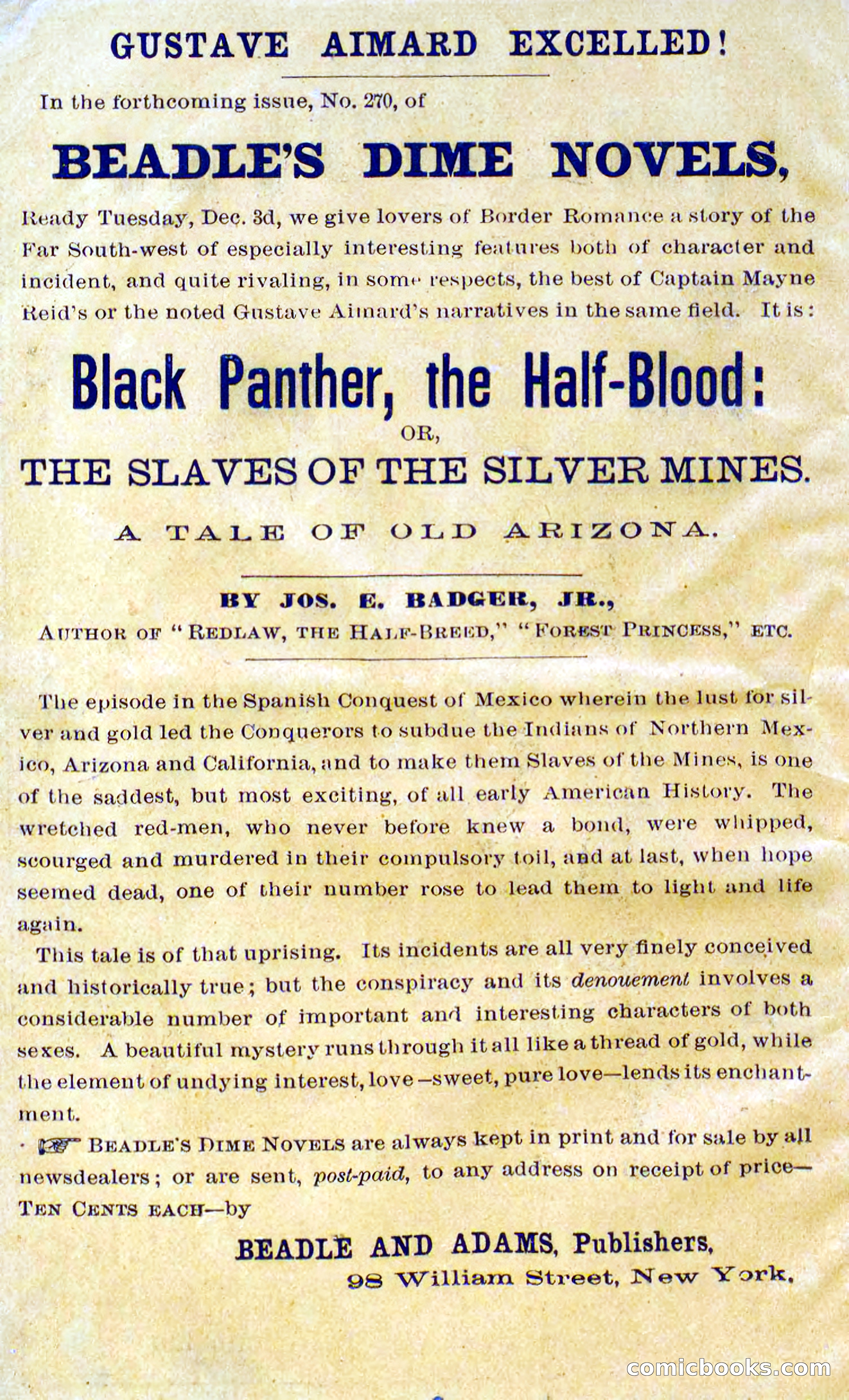 Beadle's Dime Novels No. 269: The Young Mustanger — page 2 of 82