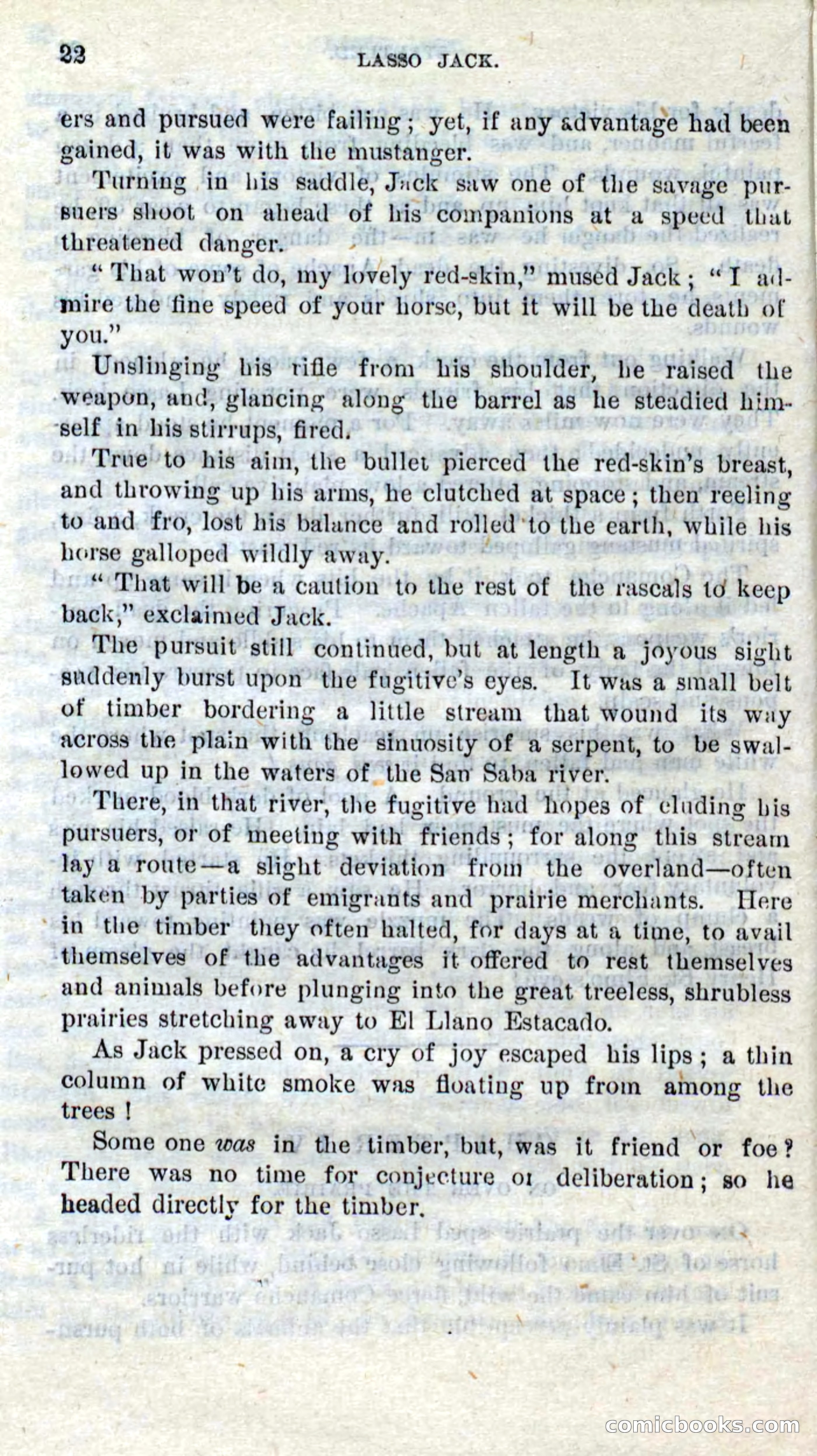 Beadle's Dime Novels No. 269: The Young Mustanger — page 18 of 82