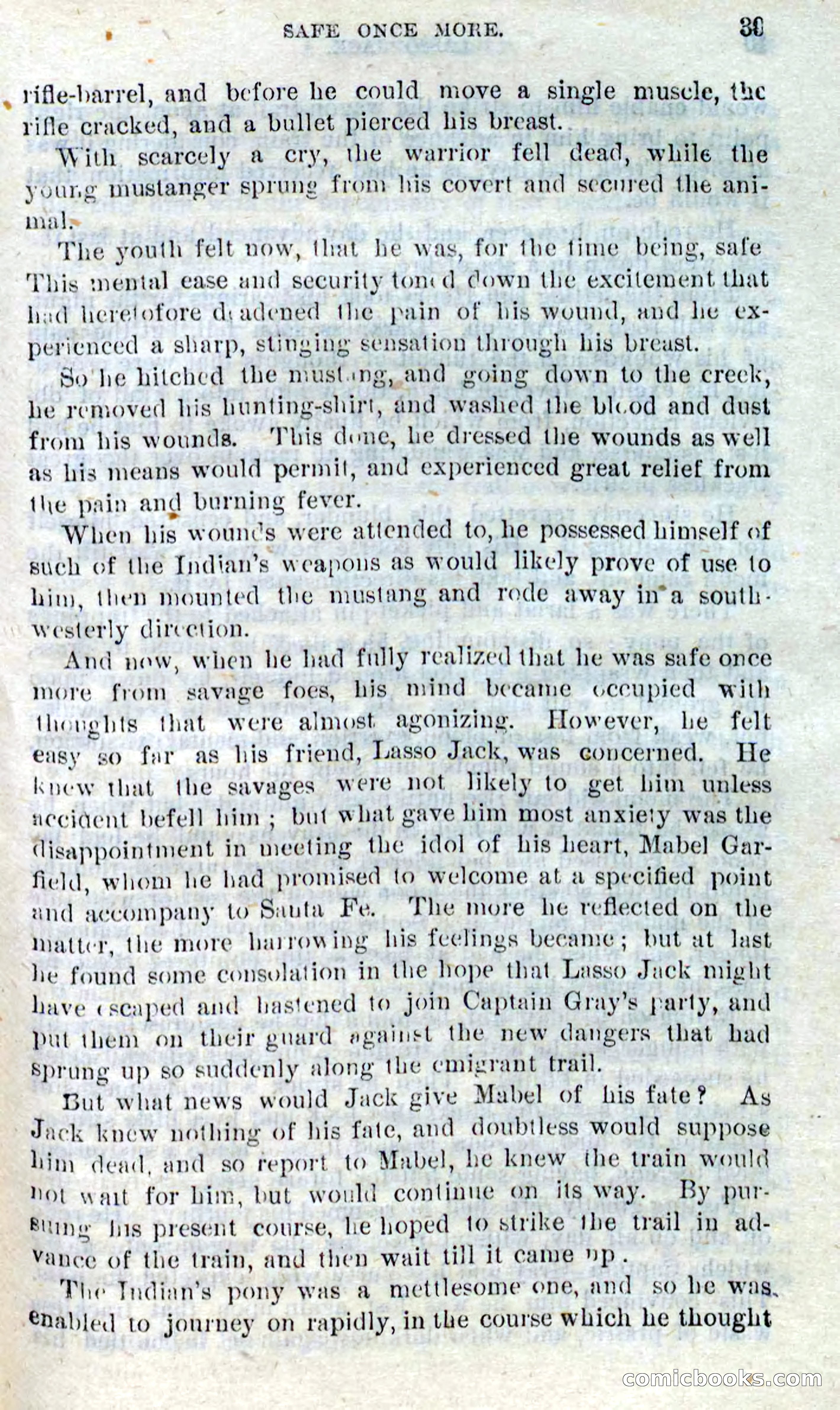 Beadle's Dime Novels No. 269: The Young Mustanger — page 35 of 82