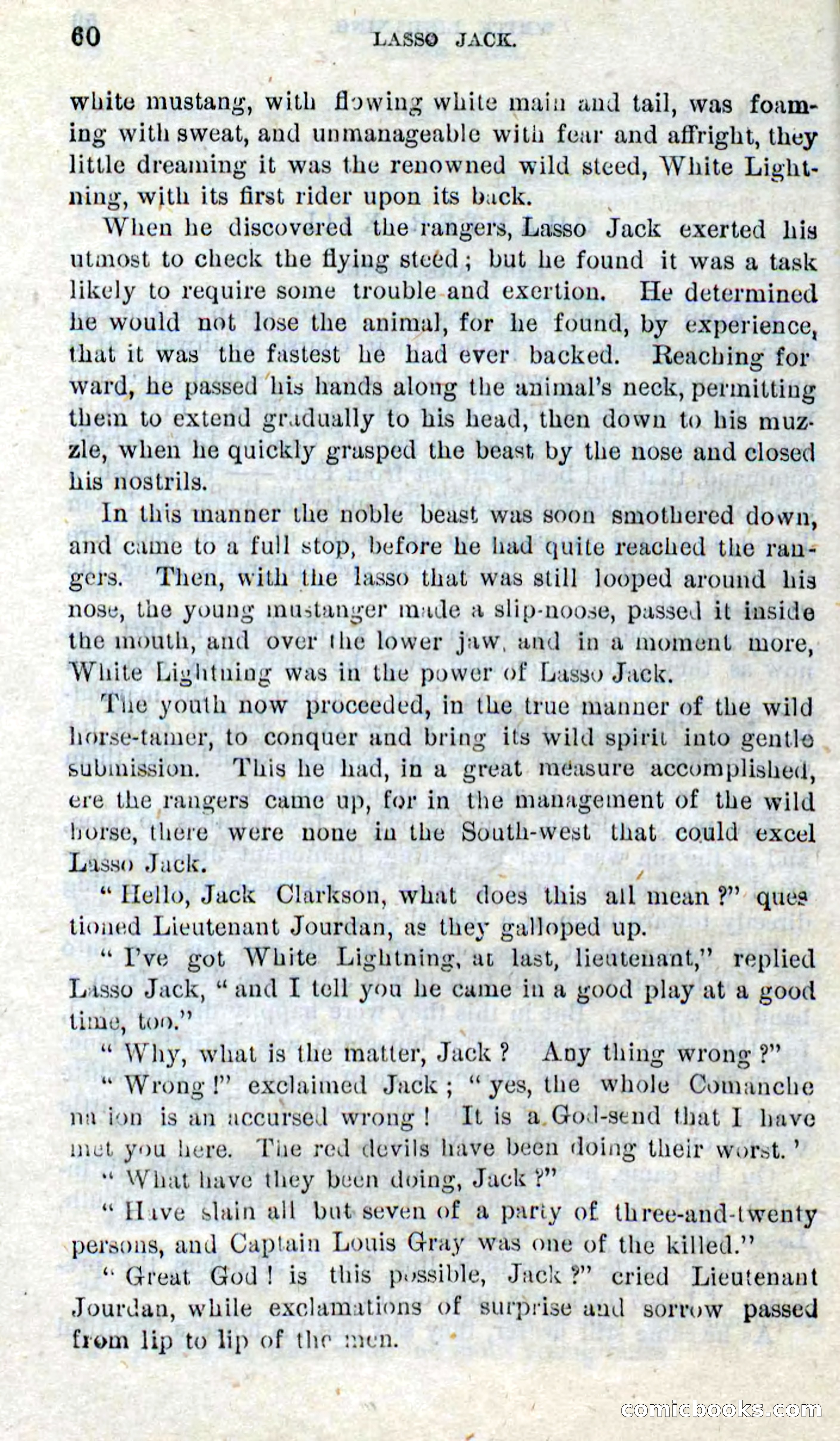 Beadle's Dime Novels No. 269: The Young Mustanger — page 56 of 82