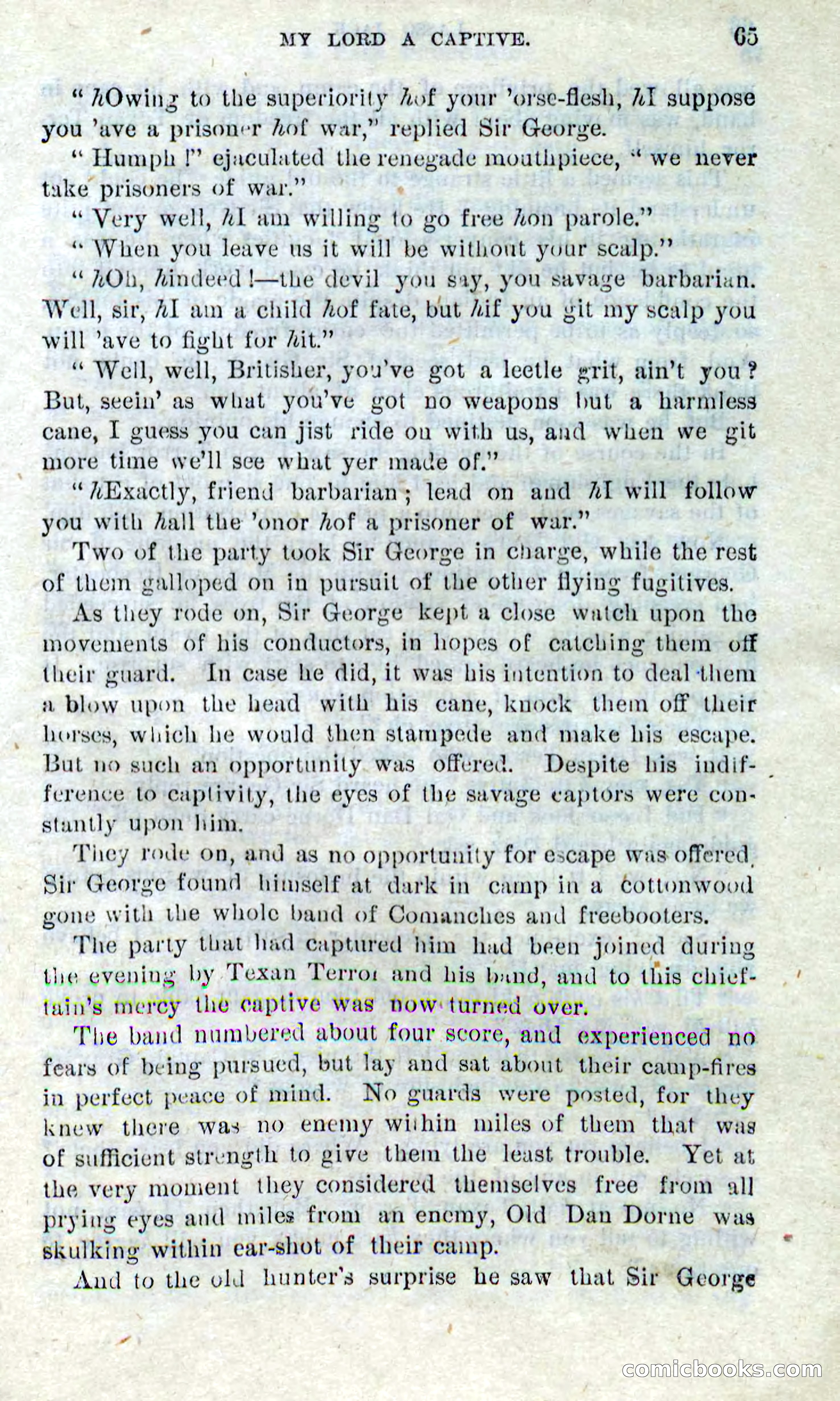 Beadle's Dime Novels No. 269: The Young Mustanger — page 61 of 82