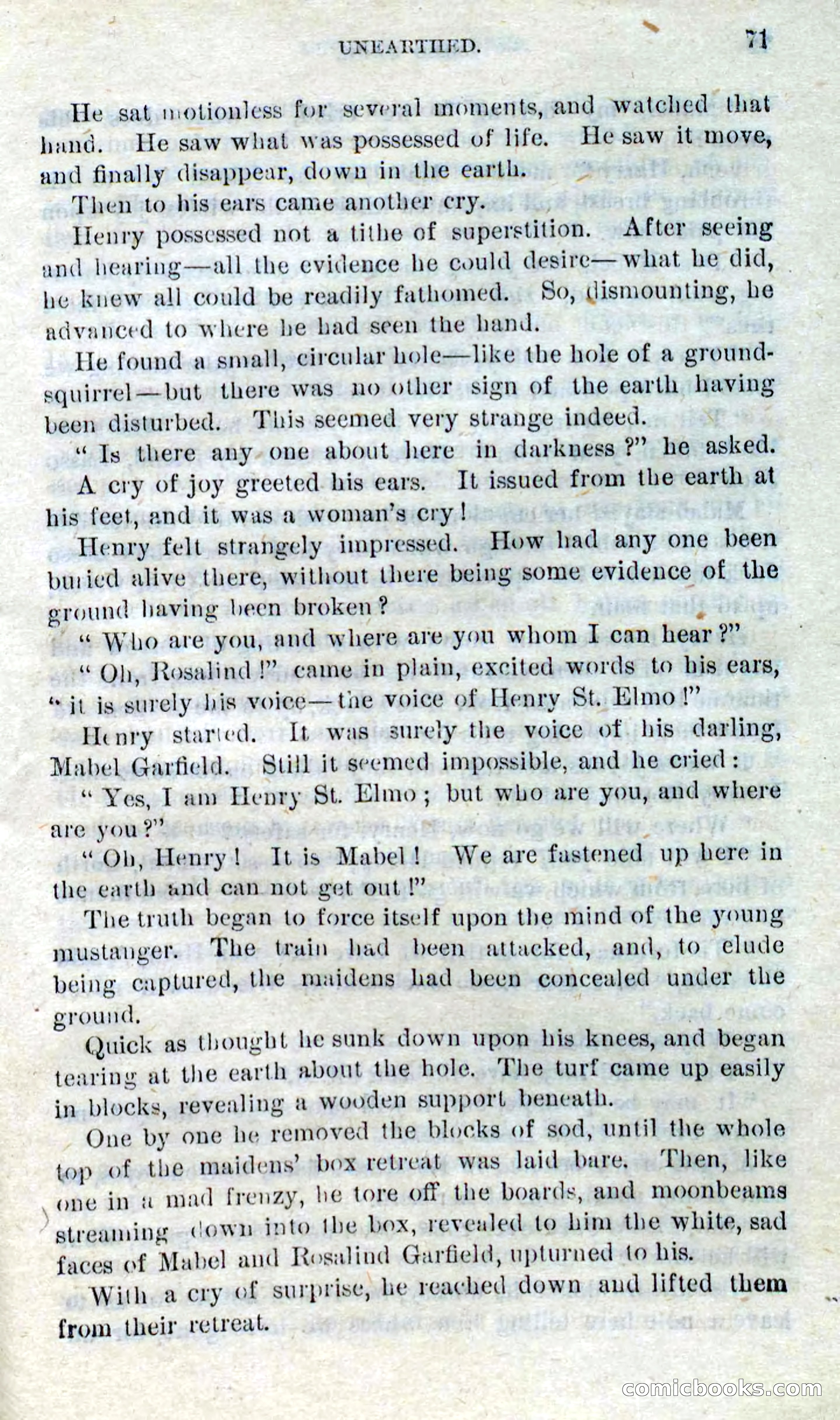 Beadle's Dime Novels No. 269: The Young Mustanger — page 67 of 82