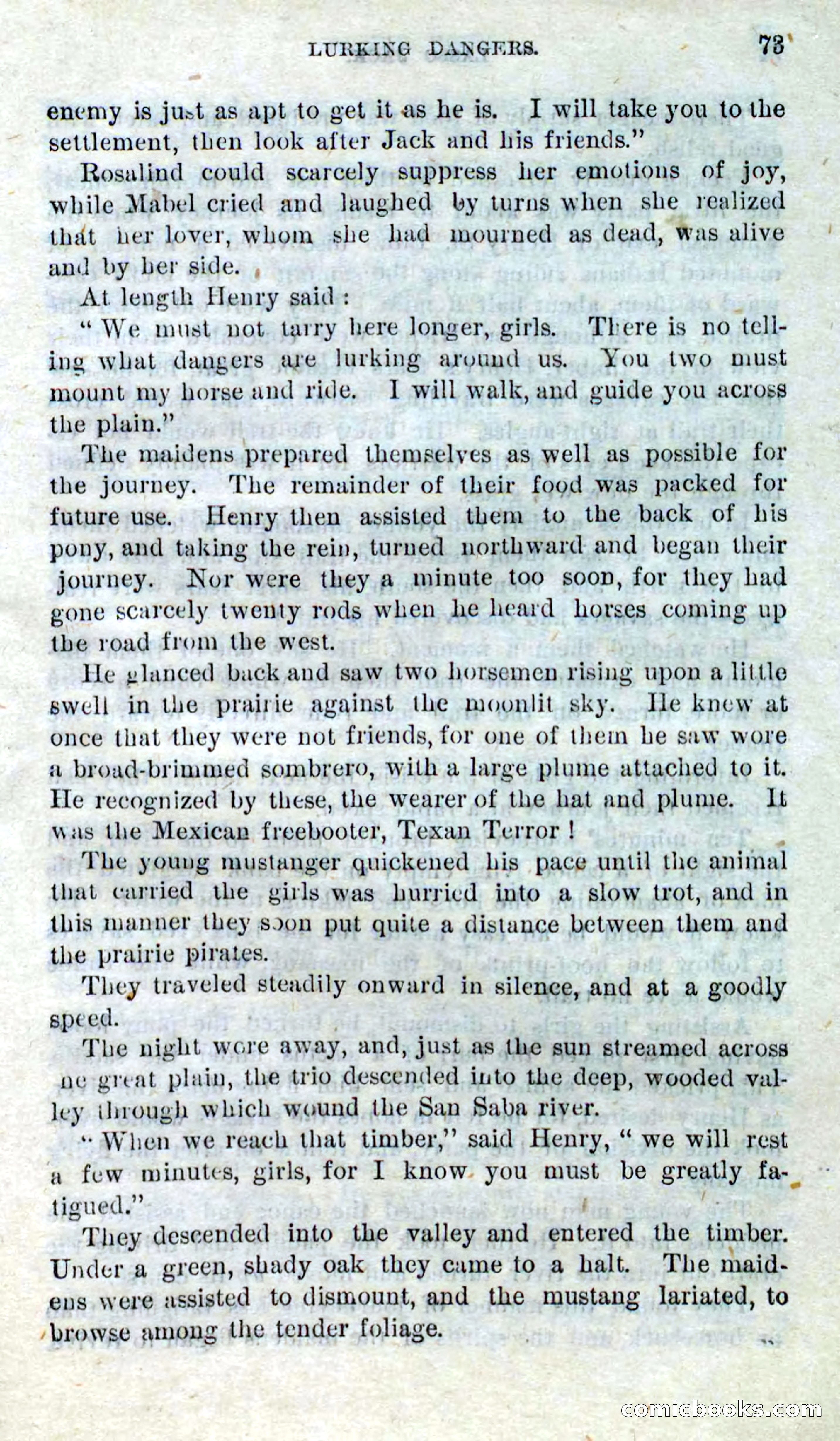 Beadle's Dime Novels No. 269: The Young Mustanger — page 69 of 82