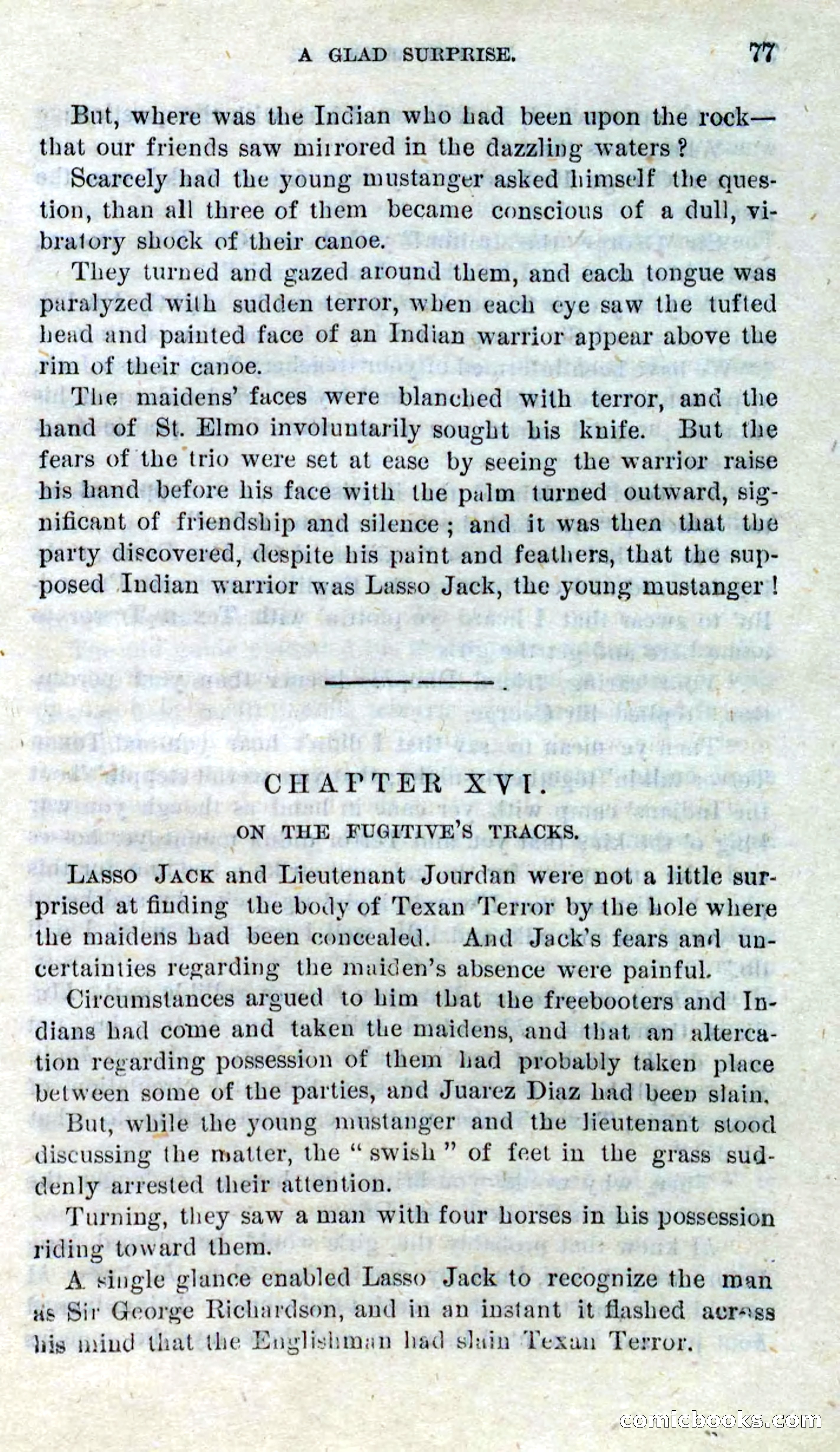 Beadle's Dime Novels No. 269: The Young Mustanger — page 73 of 82