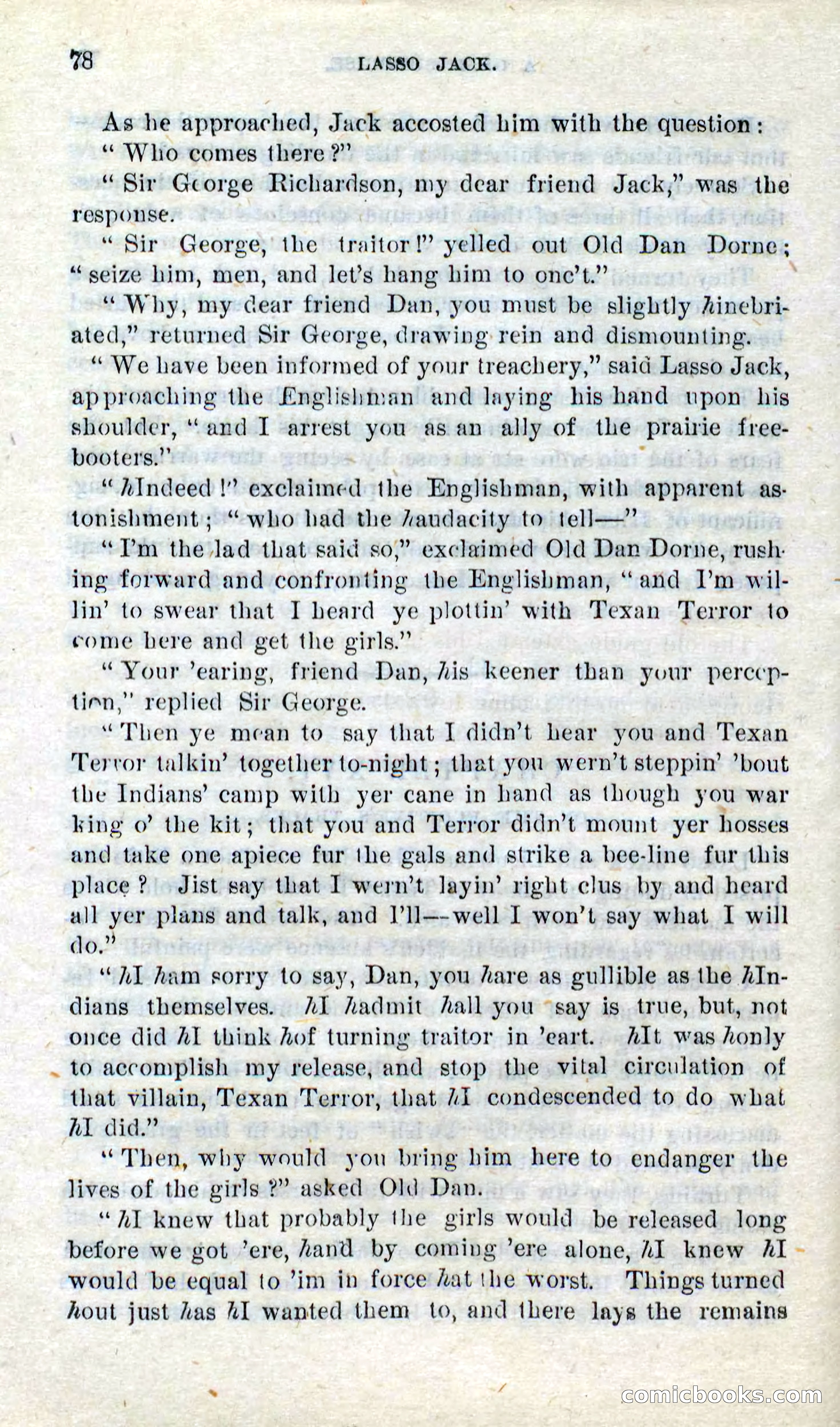 Beadle's Dime Novels No. 269: The Young Mustanger — page 74 of 82