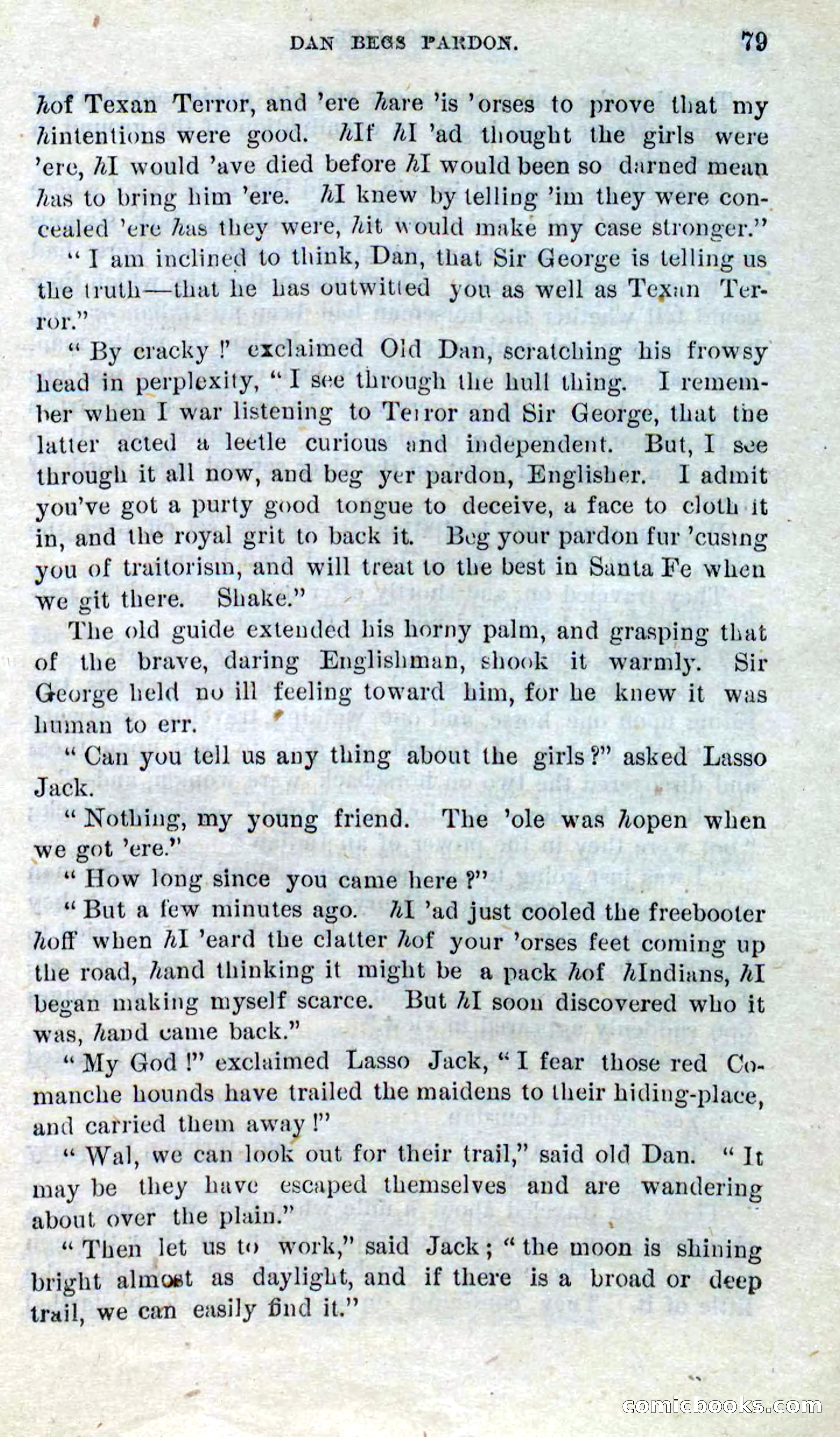 Beadle's Dime Novels No. 269: The Young Mustanger — page 75 of 82