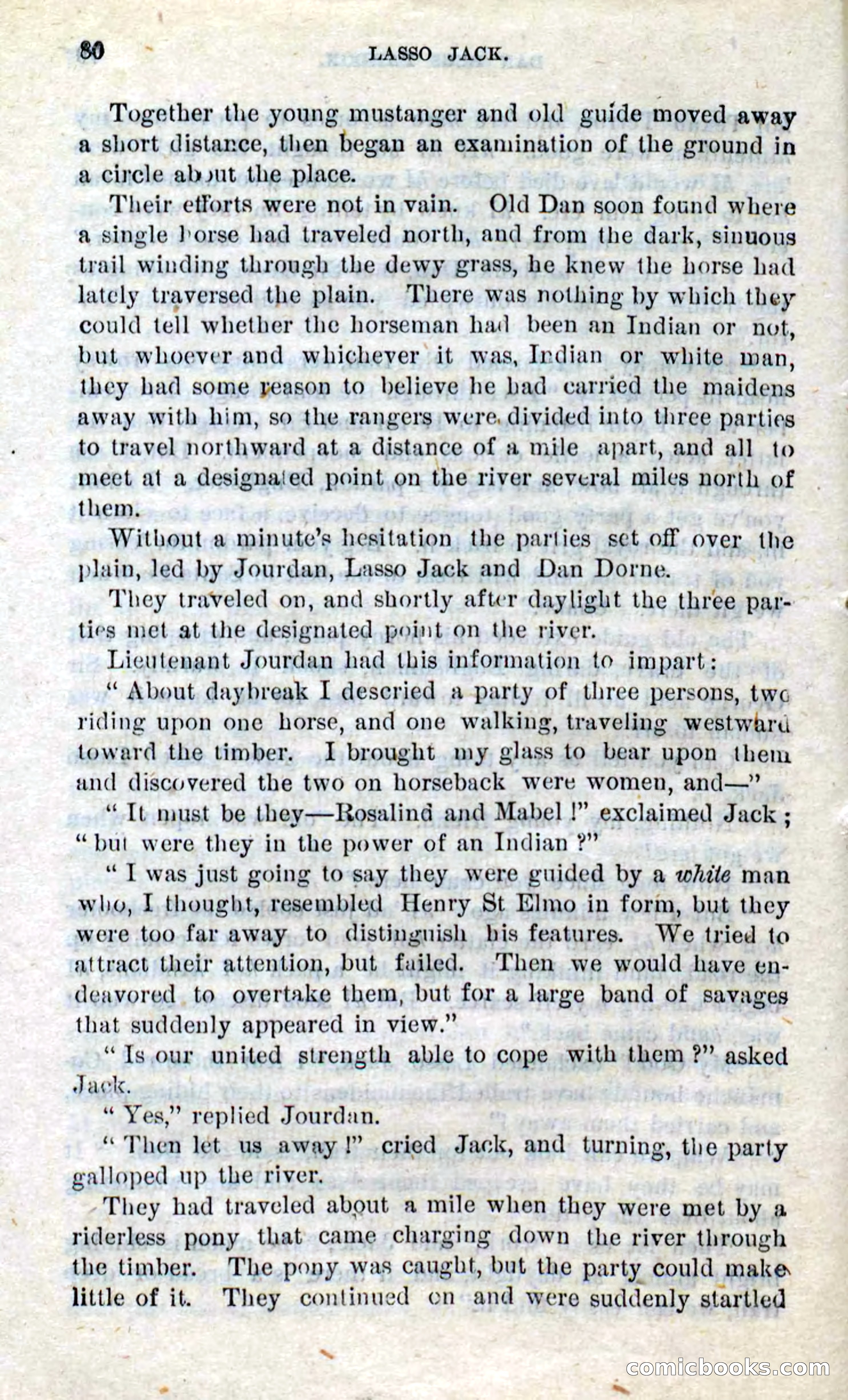 Beadle's Dime Novels No. 269: The Young Mustanger — page 76 of 82