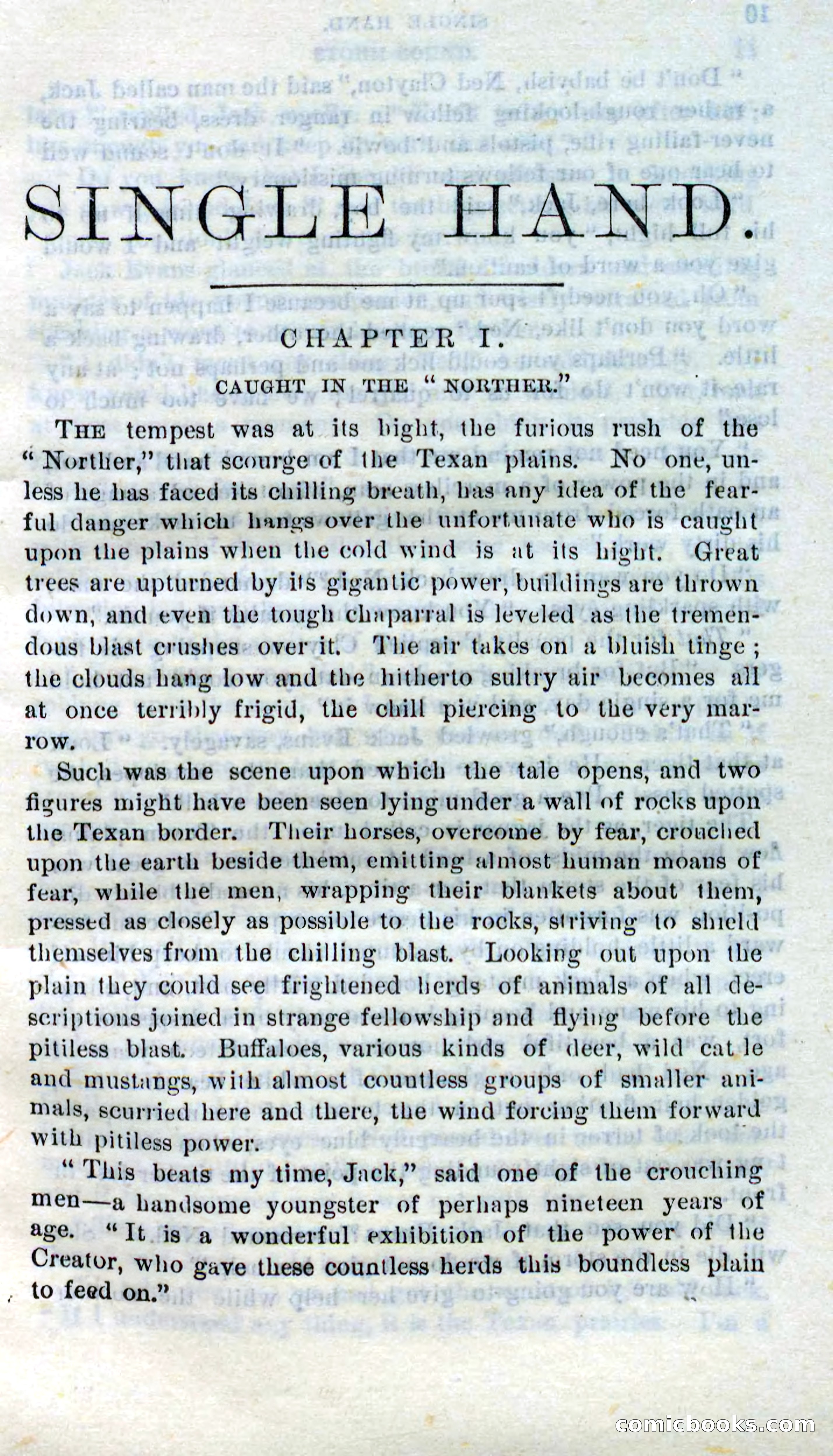 Beadle's Dime Novels No. 272: Single Hand — page 7 of 100