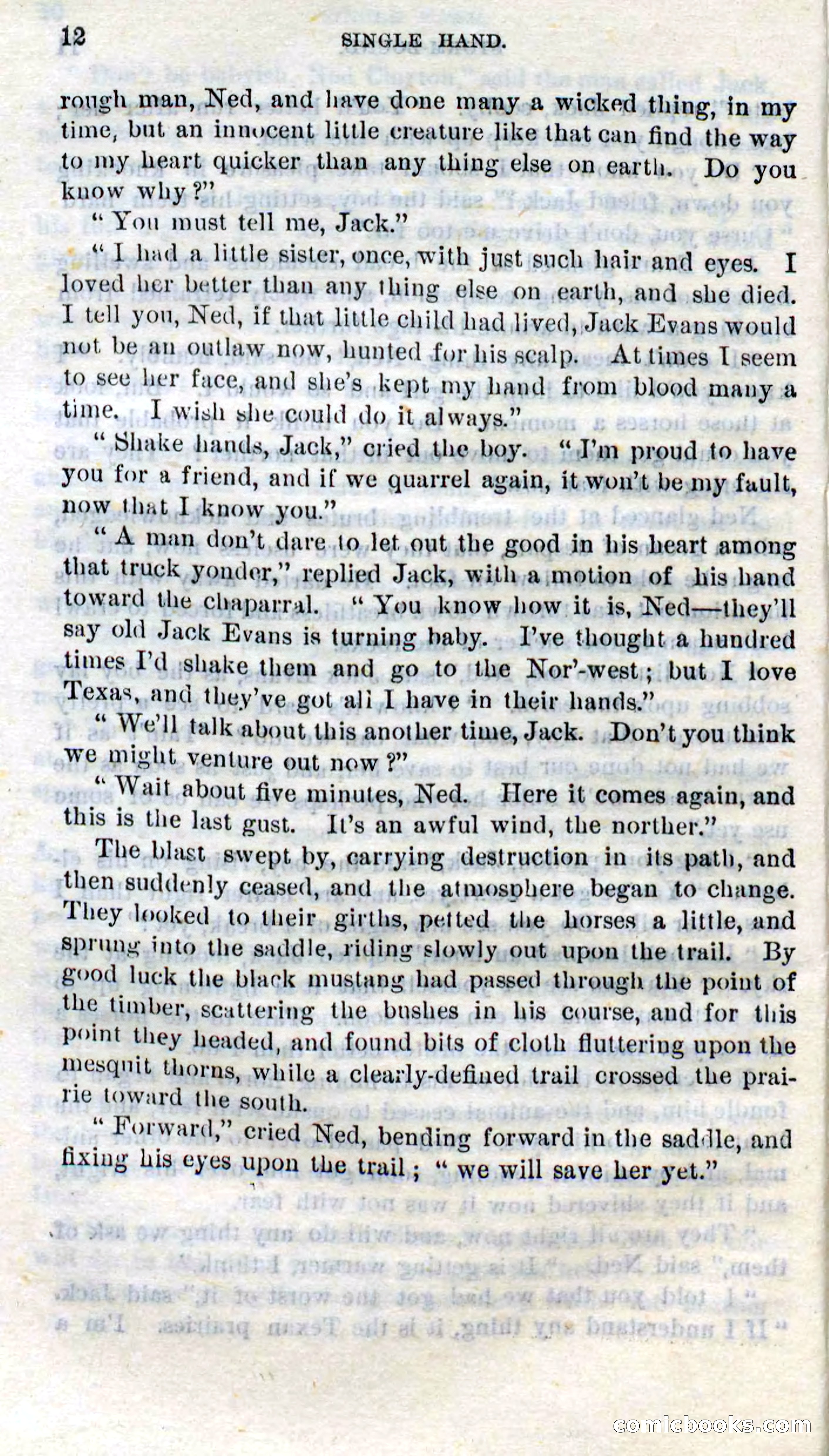 Beadle's Dime Novels No. 272: Single Hand — page 10 of 100