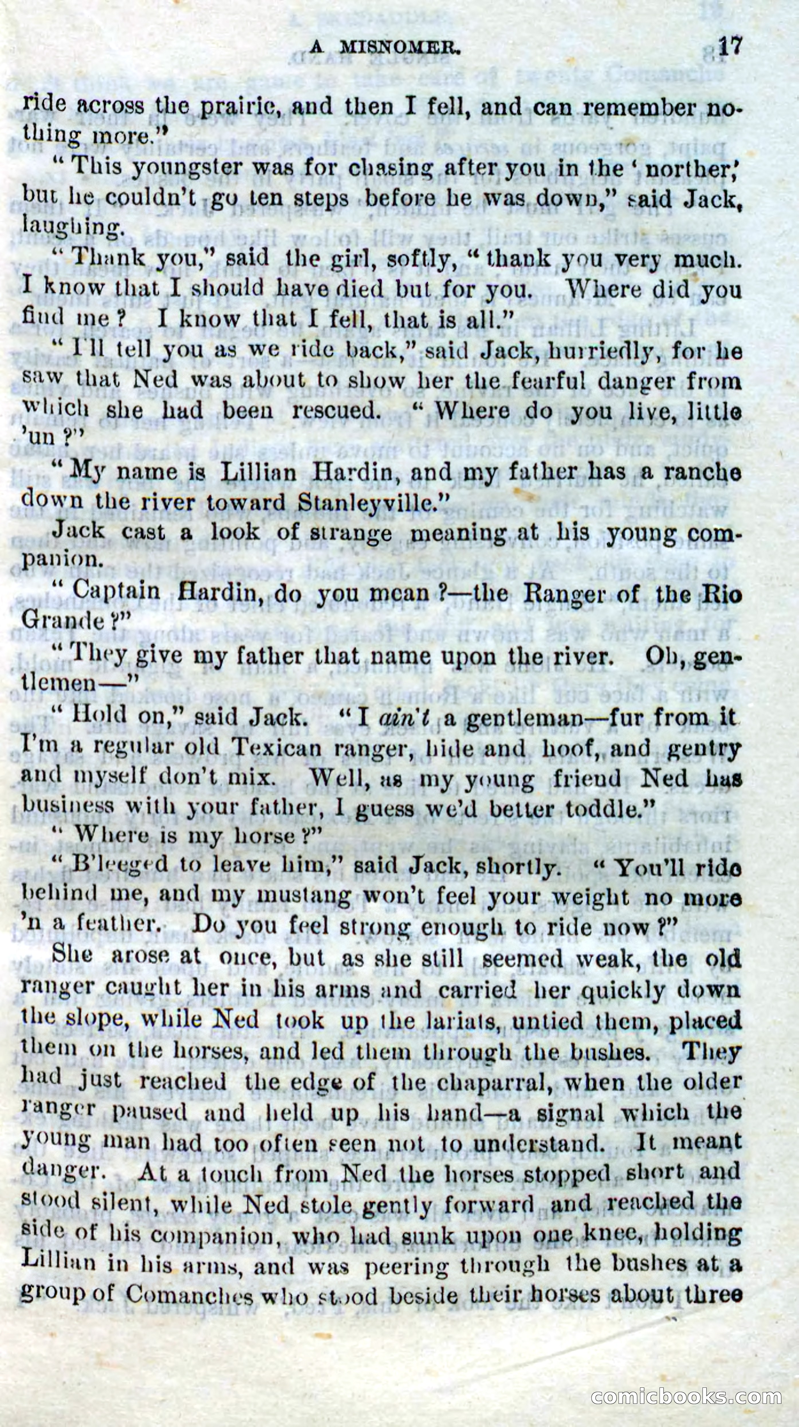 Beadle's Dime Novels No. 272: Single Hand — page 15 of 100