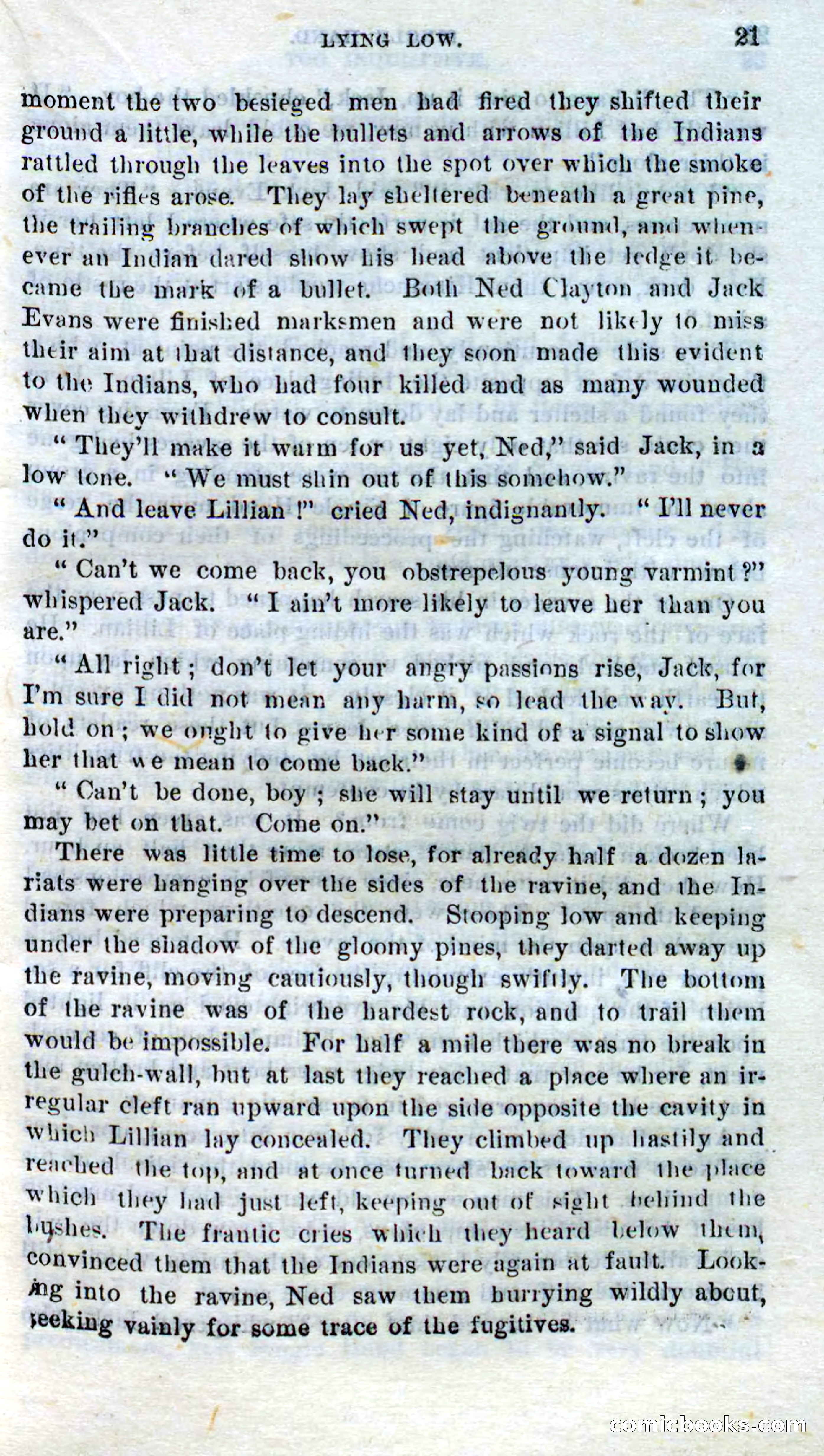 Beadle's Dime Novels No. 272: Single Hand — page 19 of 100